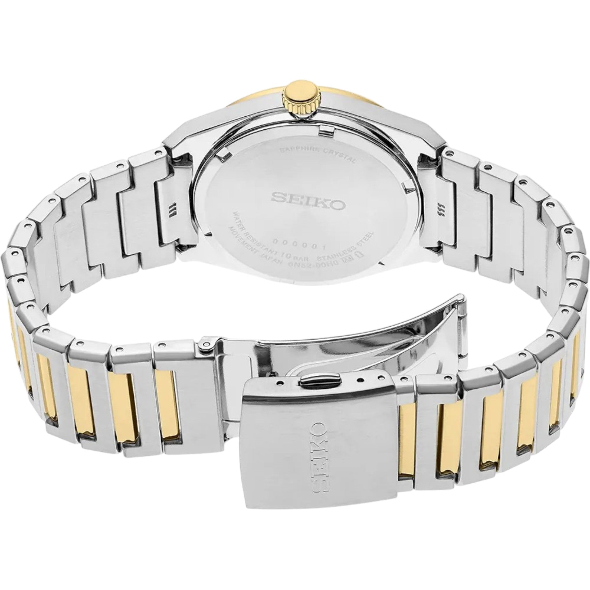 Seiko Classic Men's Watch SUR558P1 White Gold Quartz