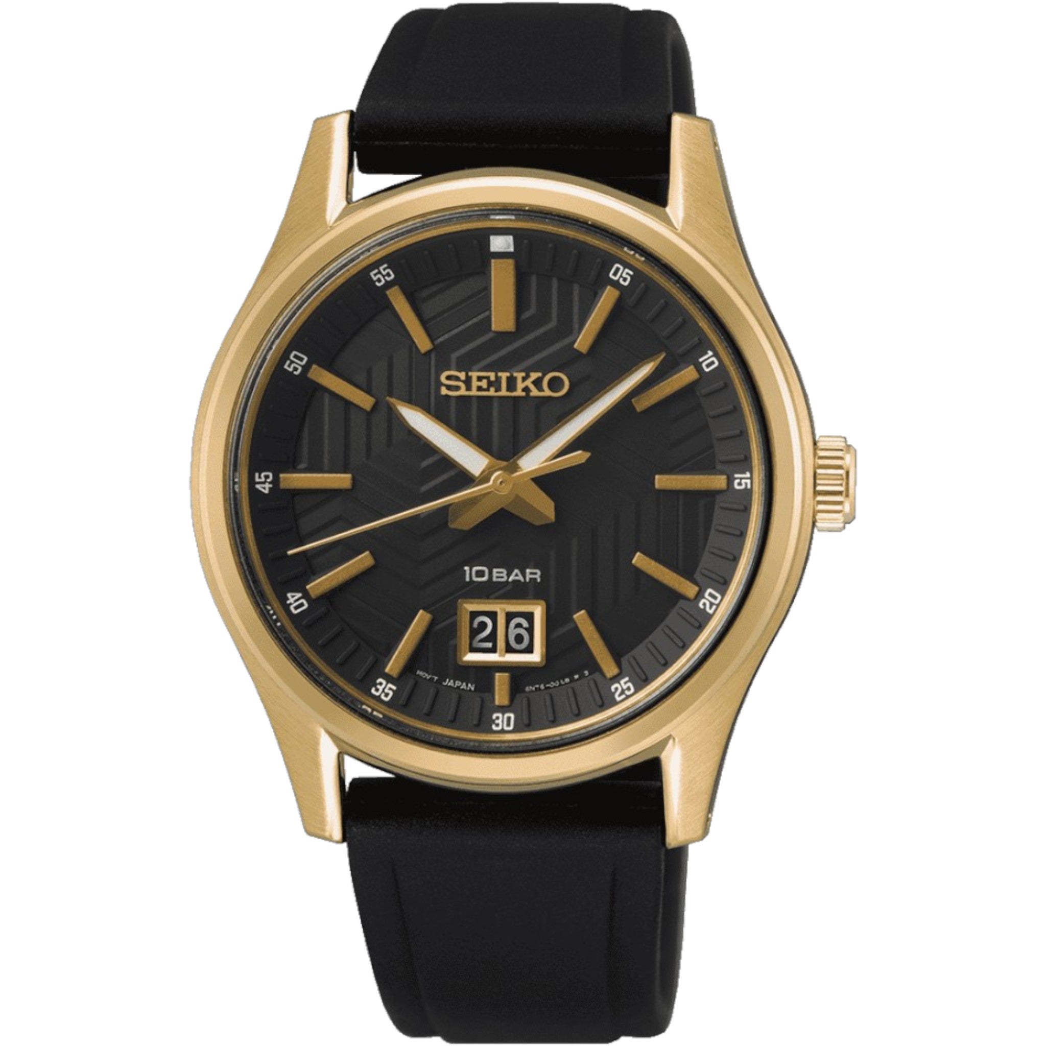 Montre Seiko Sports Homme SUR560P1 Noir Quartz