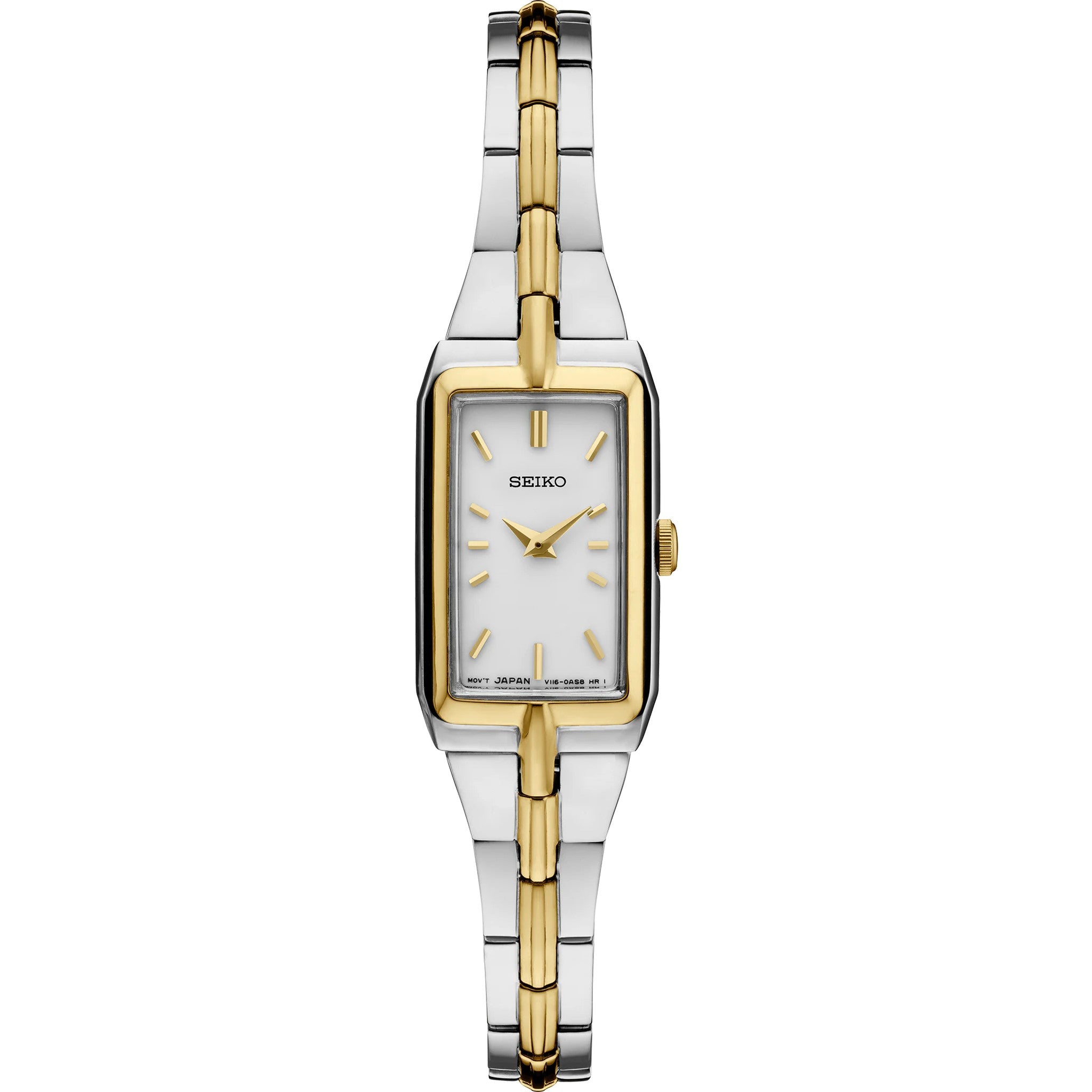 Seiko Essentials Women's Watch SWR044 Silver Gold White