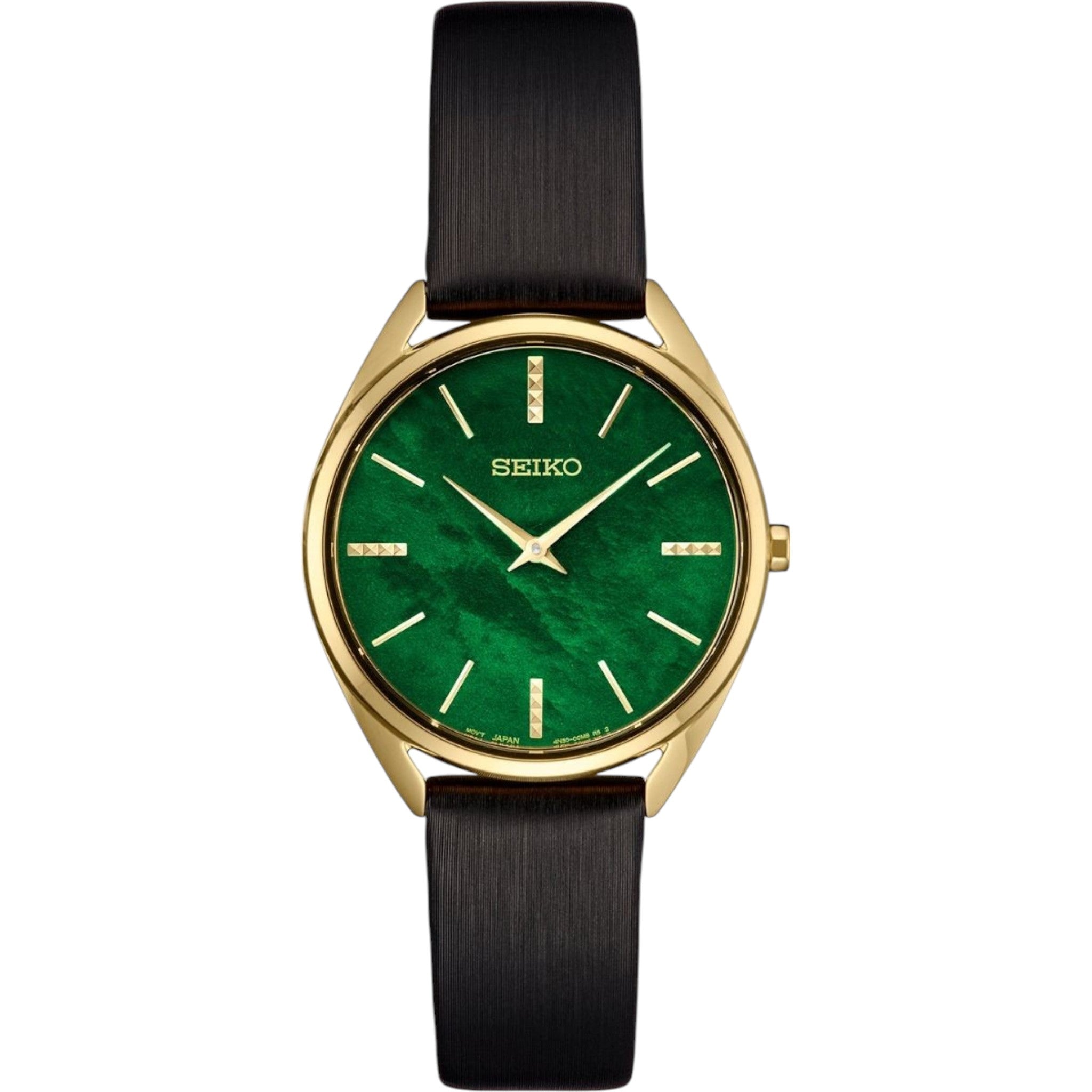 Seiko Women's Watch SWR080P1 Gold Emerald Green Quartz