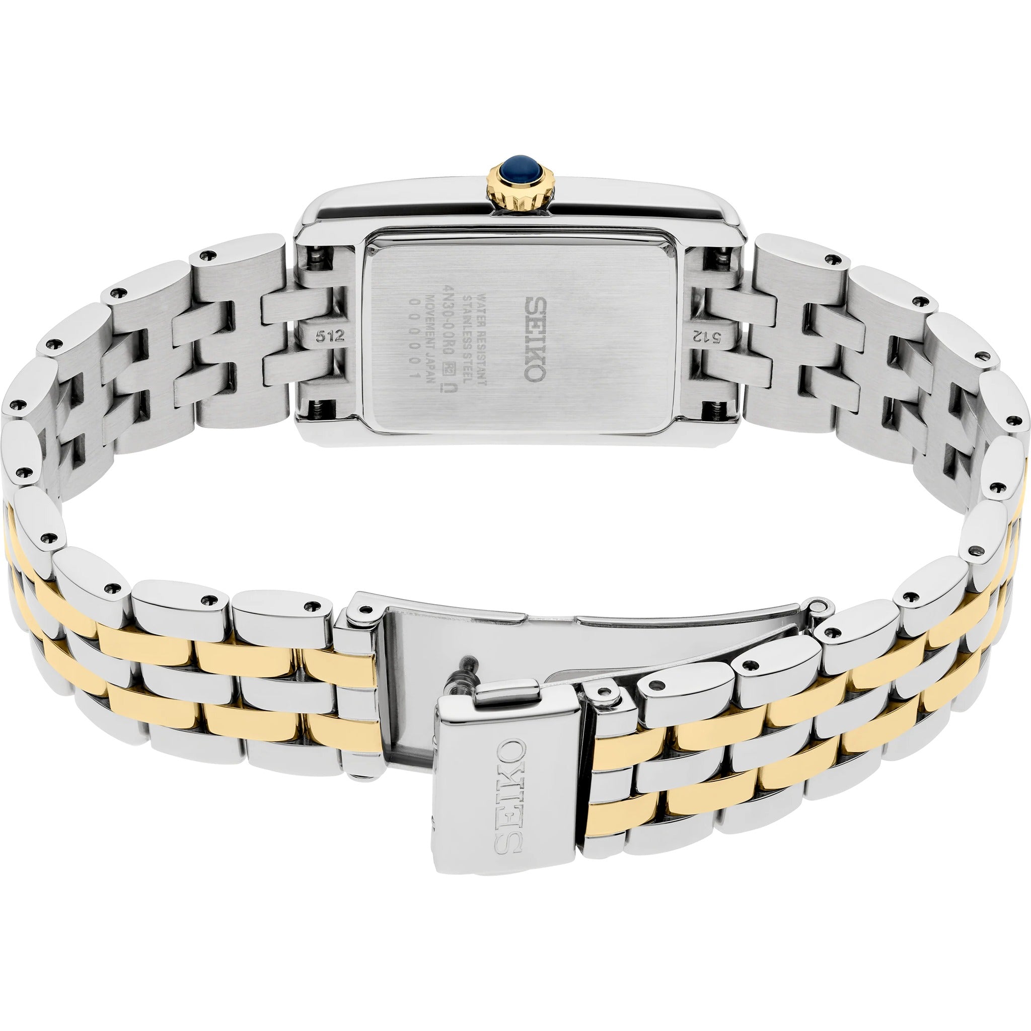 Seiko Essentials Damenuhr mit römischem Zifferblatt SWR093P1 Silber/Gold
