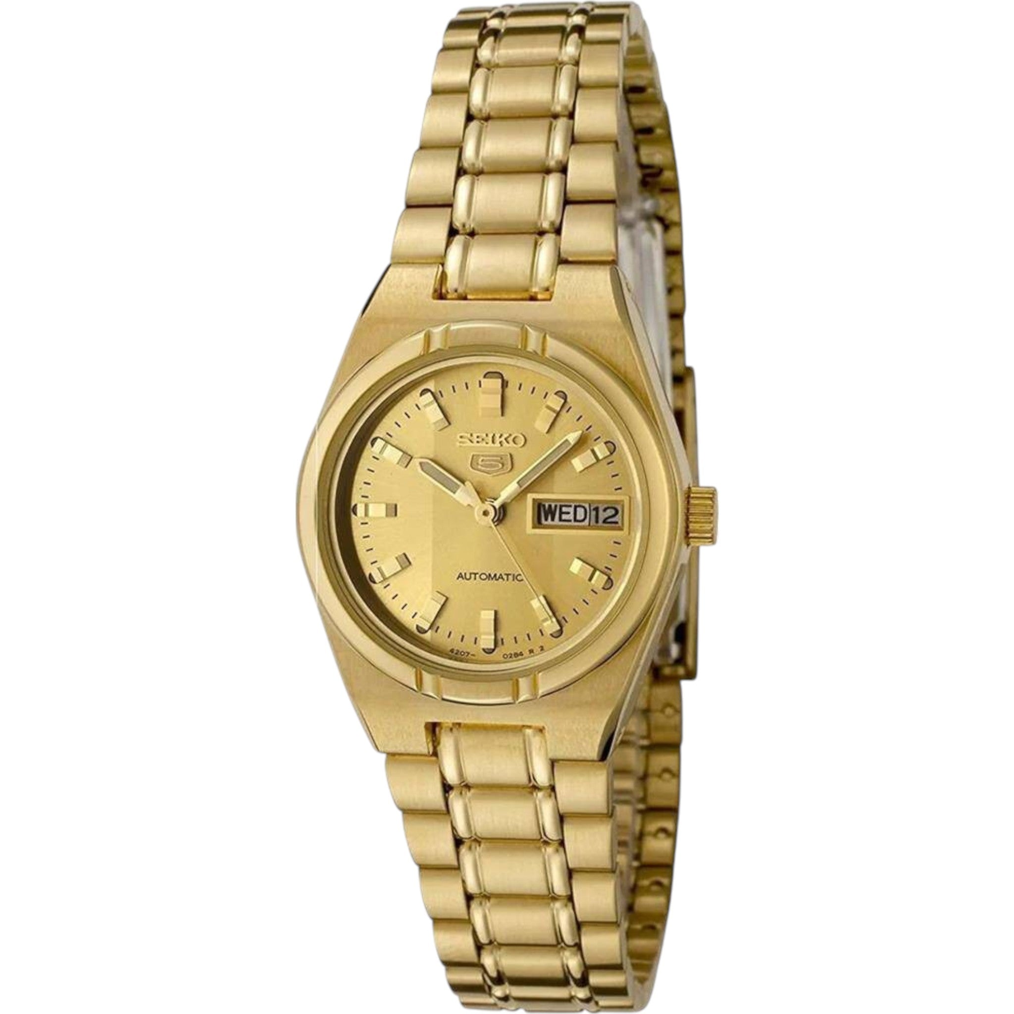 Seiko Series 5 SYM600K1 Women's Automatic Gold Watch