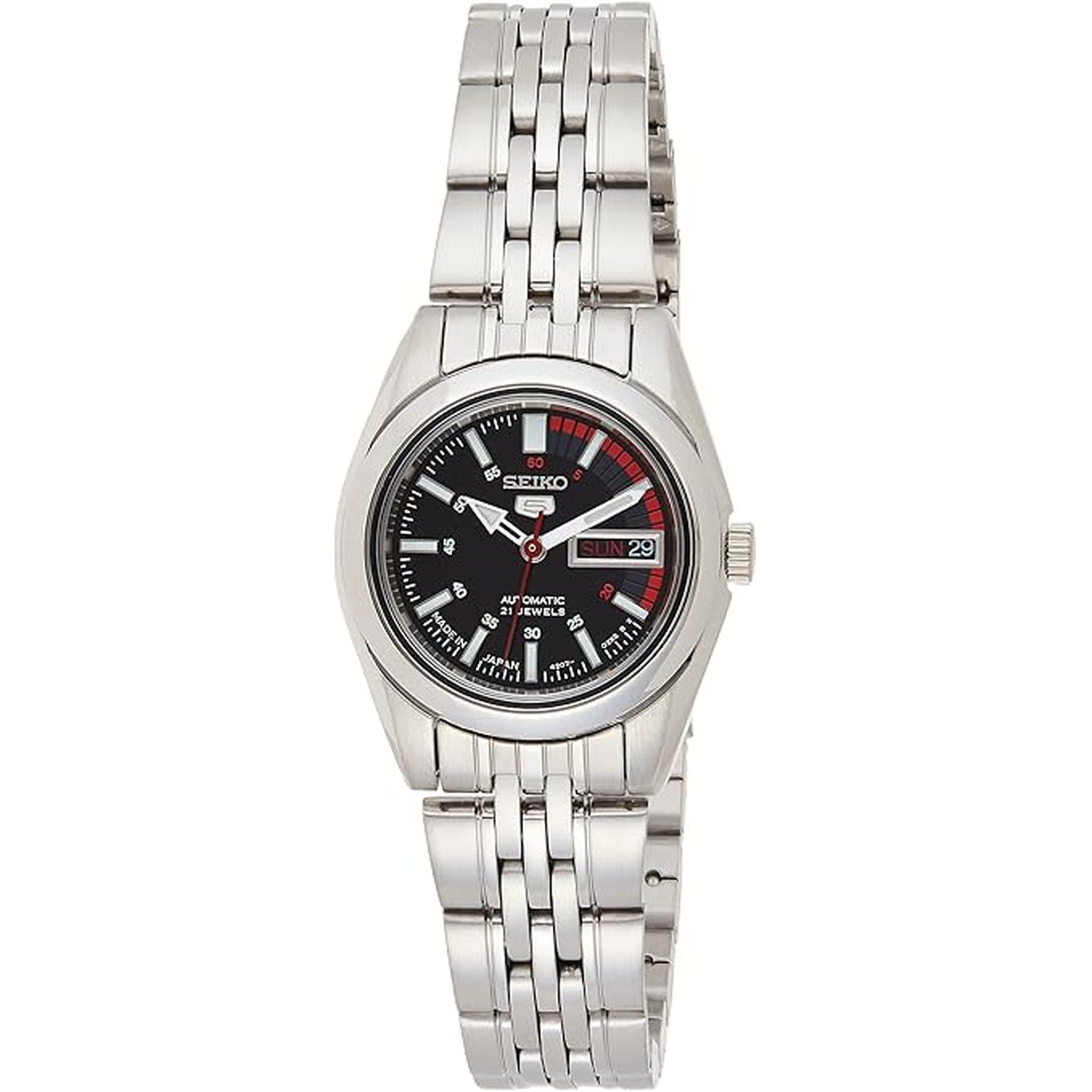 Montre Seiko 5 Femme Automatique SYMA43J1 Noir Rouge