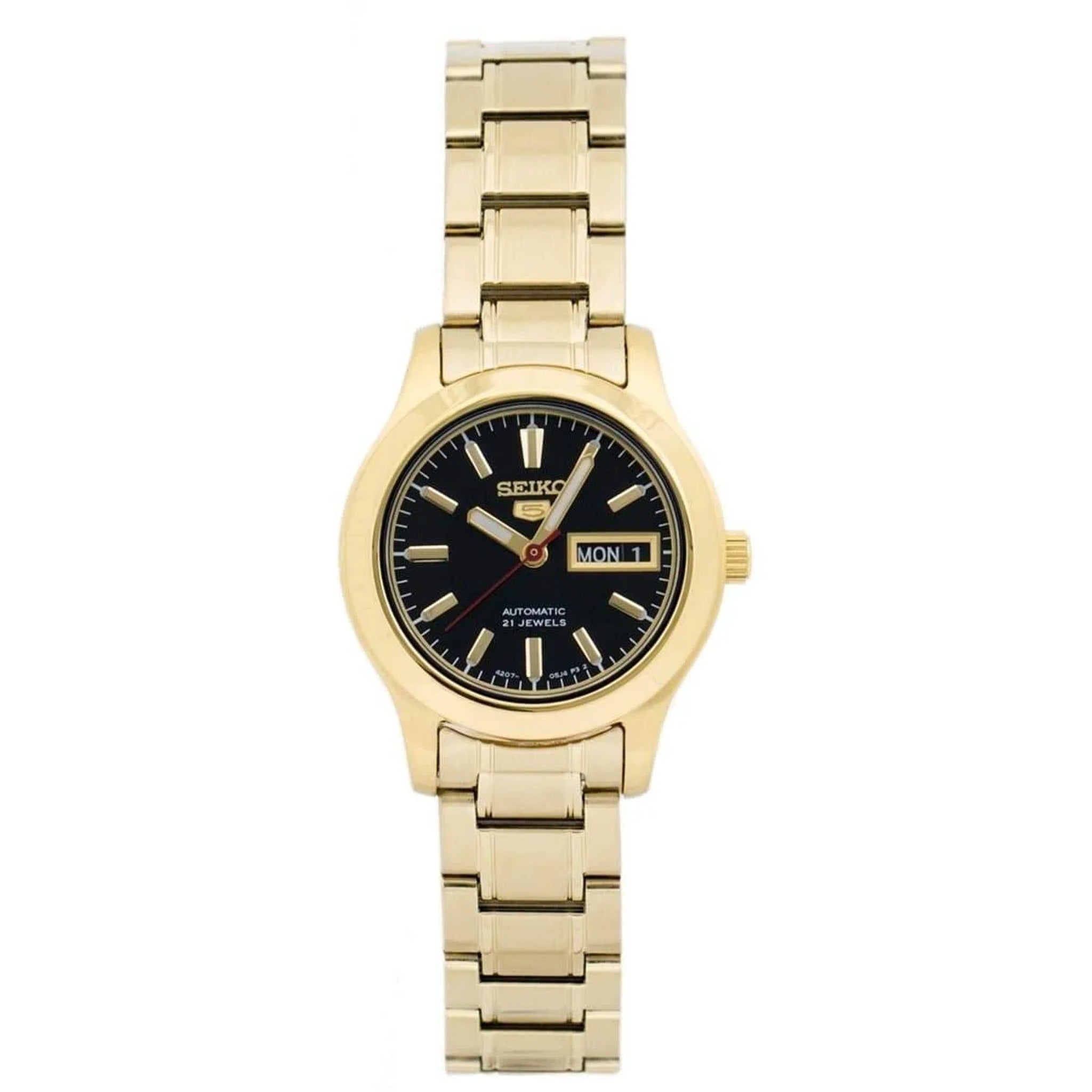 Montre Seiko 5 Femme Automatique SYMD96K1 Doré Noir
