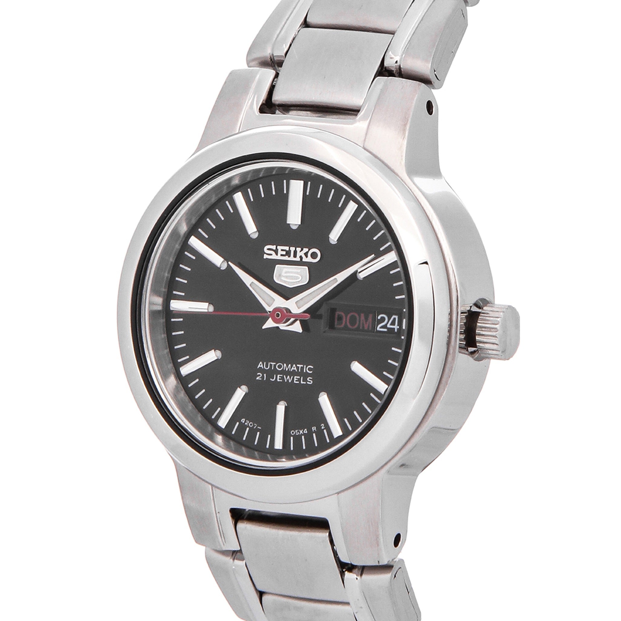 Montre Seiko 5 Femme Automatique SYME43K1 Argenté Noir