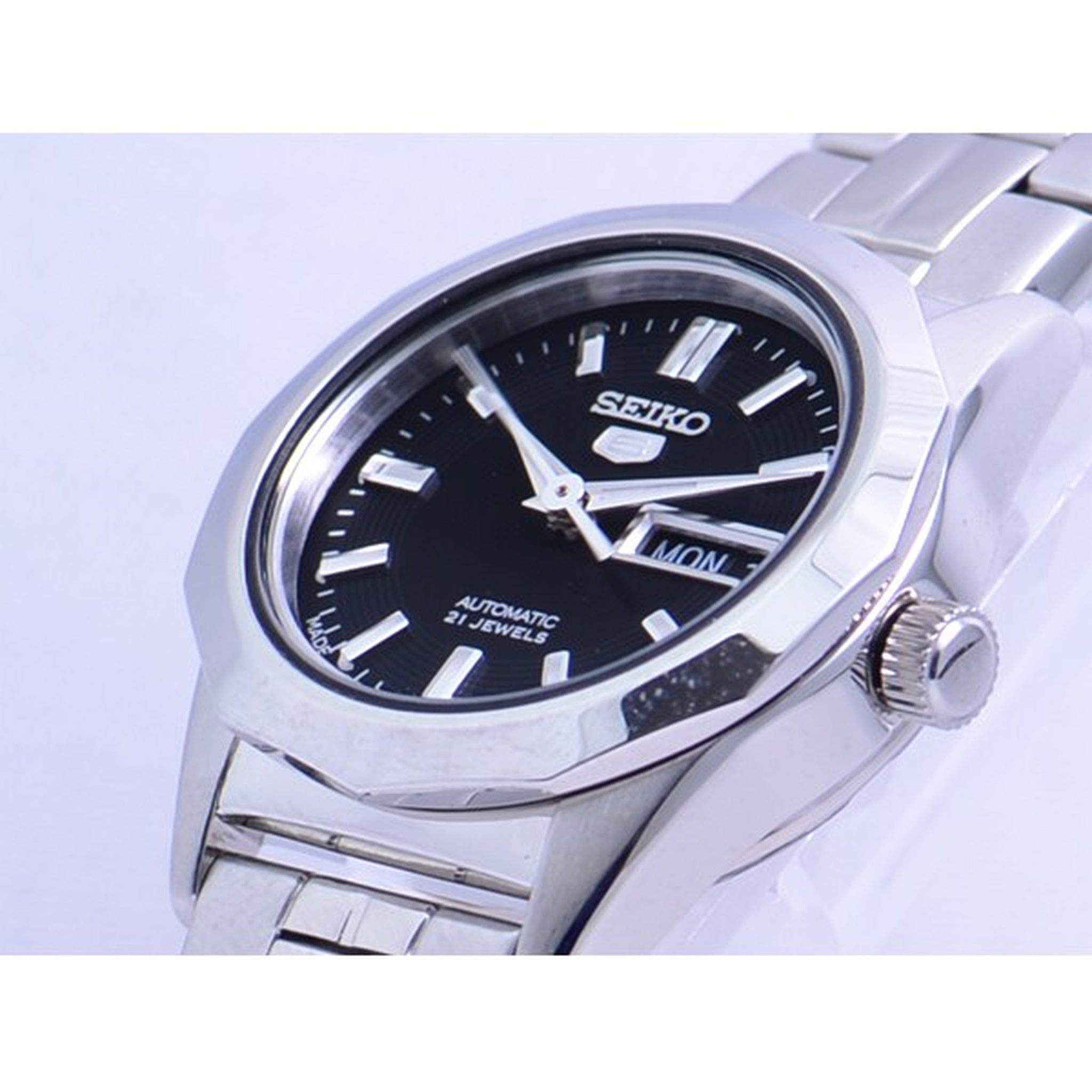 Montre Seiko 5 Femme Automatique SYMH63J1 Argenté Noir