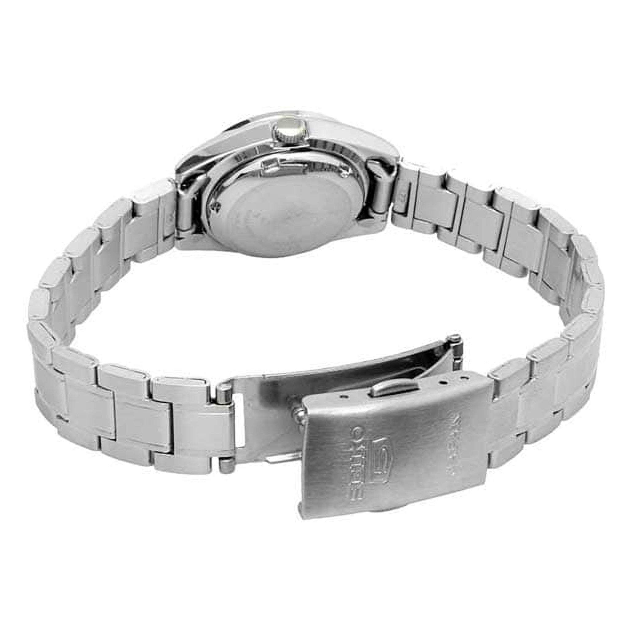 Montre Seiko 5 Femme Automatique SYMK13J1 Argenté Blanc
