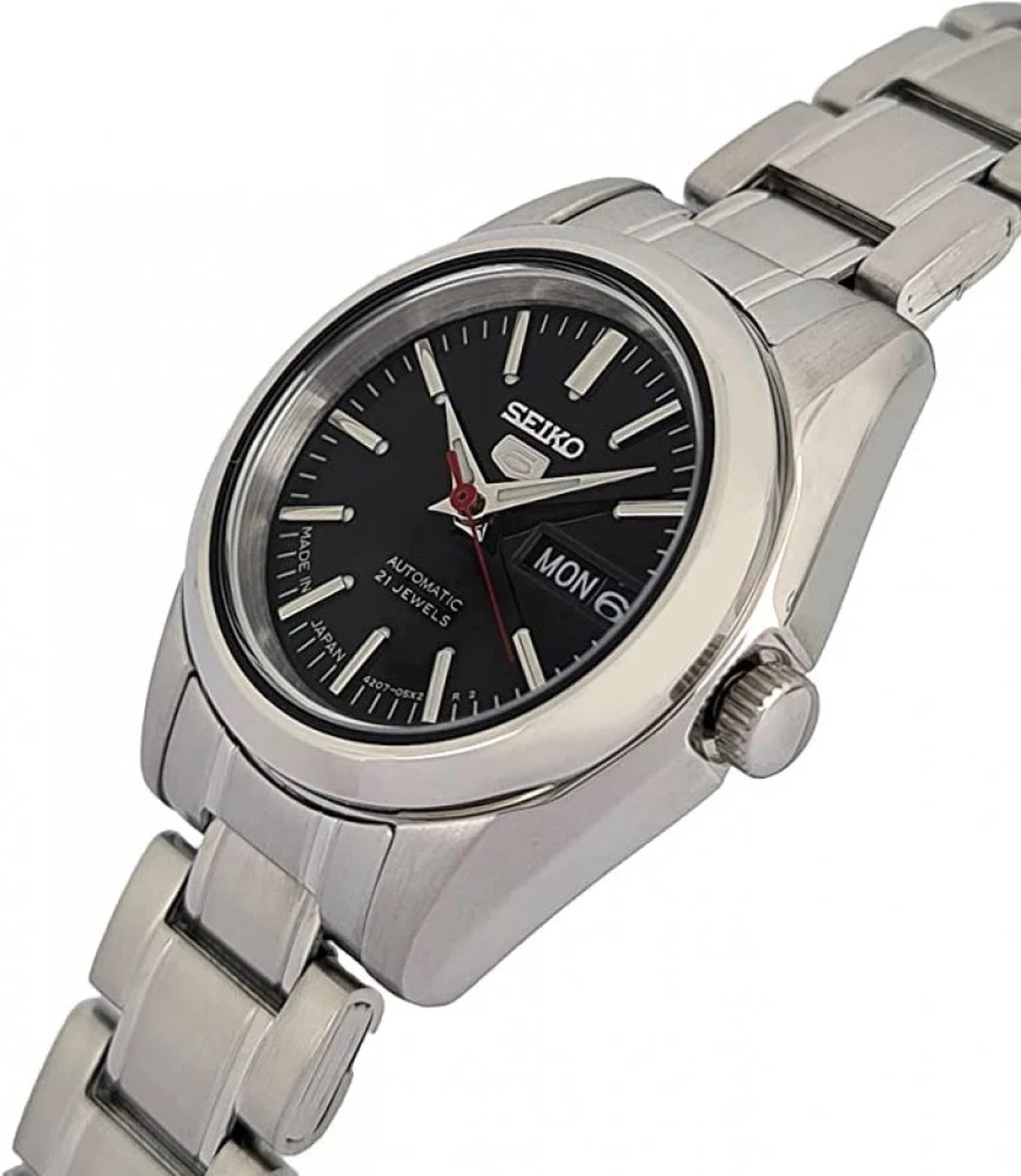 Montre Seiko 5 Femme Automatique SYMK17J1 Argenté Noir