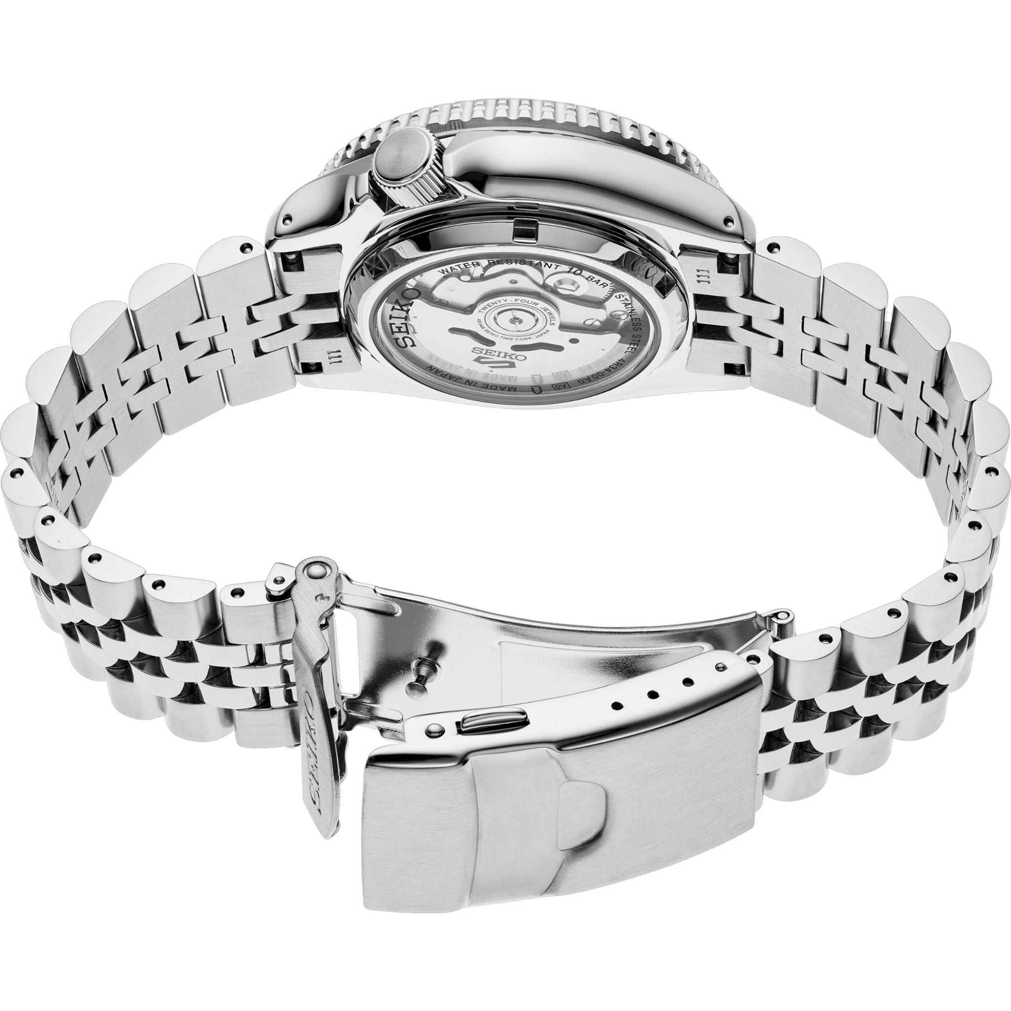 Seiko 5 Sports GMT SSK021 US Special Creation Schwarzgold Herren-Automatikuhr