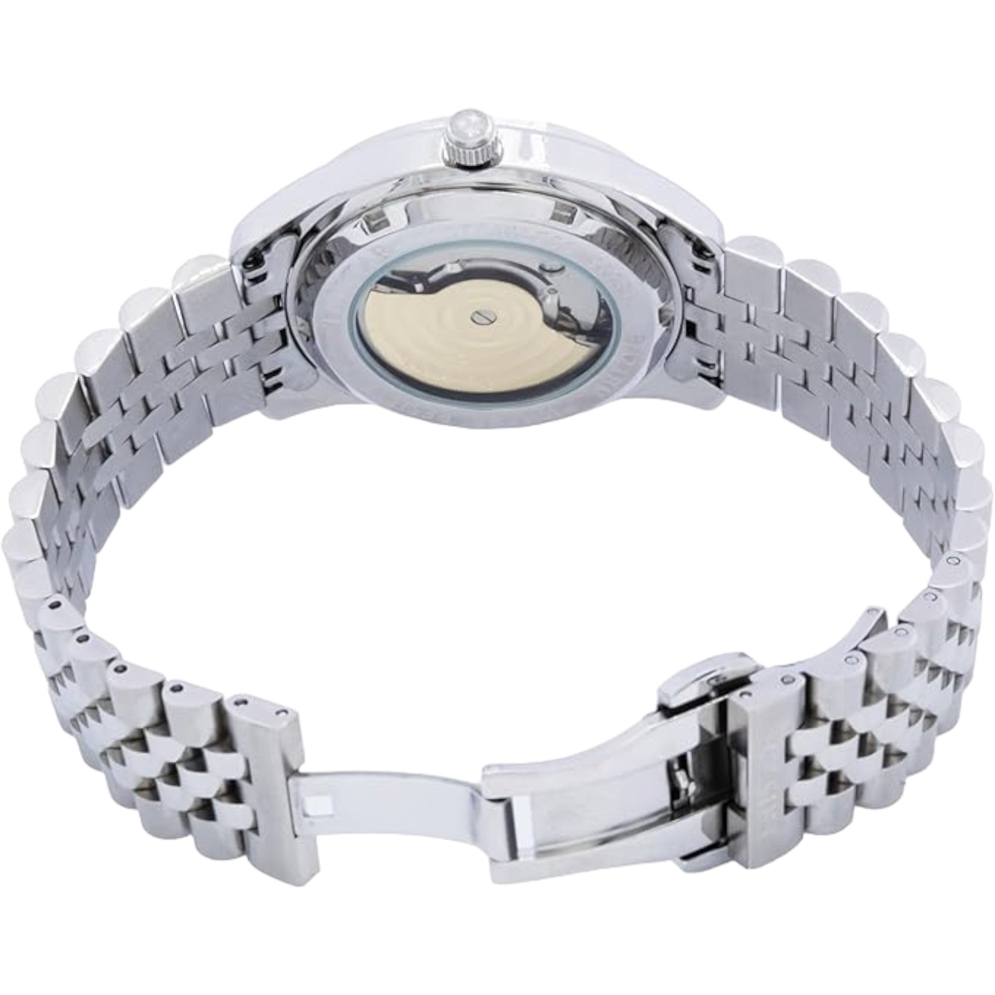 Tristar Arabic Dial BA23WMSSM03 White Silver Automatic Watch