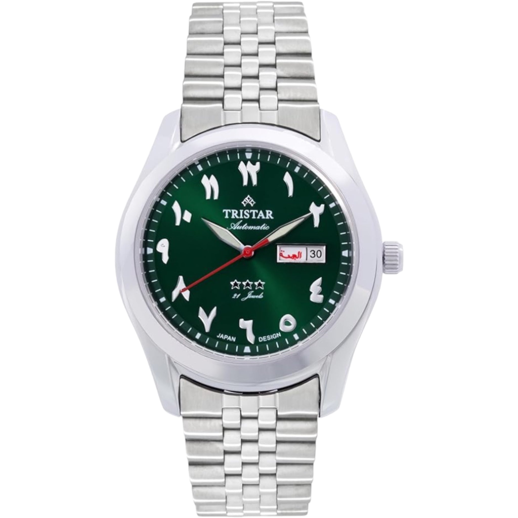 Montre Tristar Arabic Dial BA33GMSSM03 Vert Automatique