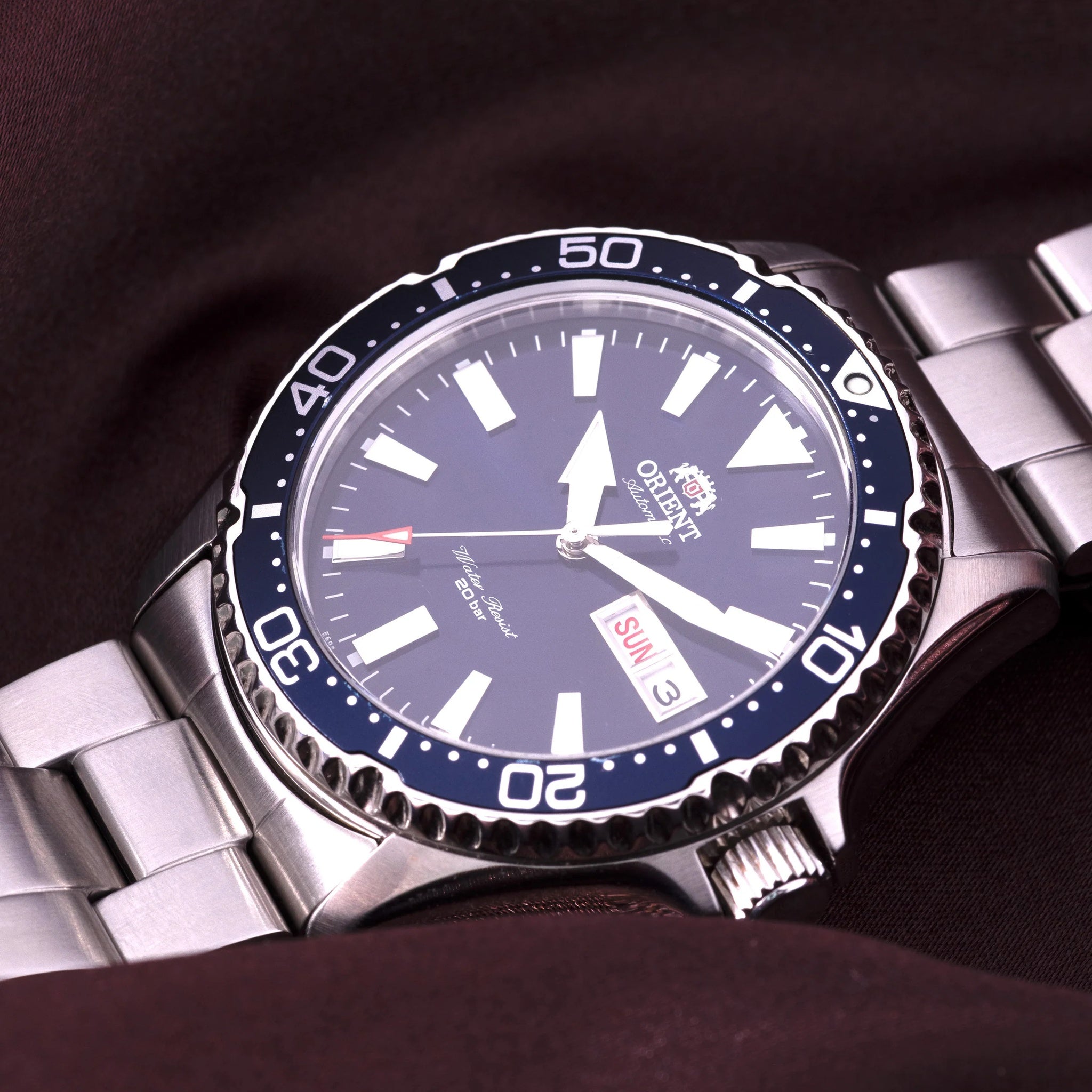 Montre Orient Mako III RA-AA0002L39B Kamasu Bleu Automatique