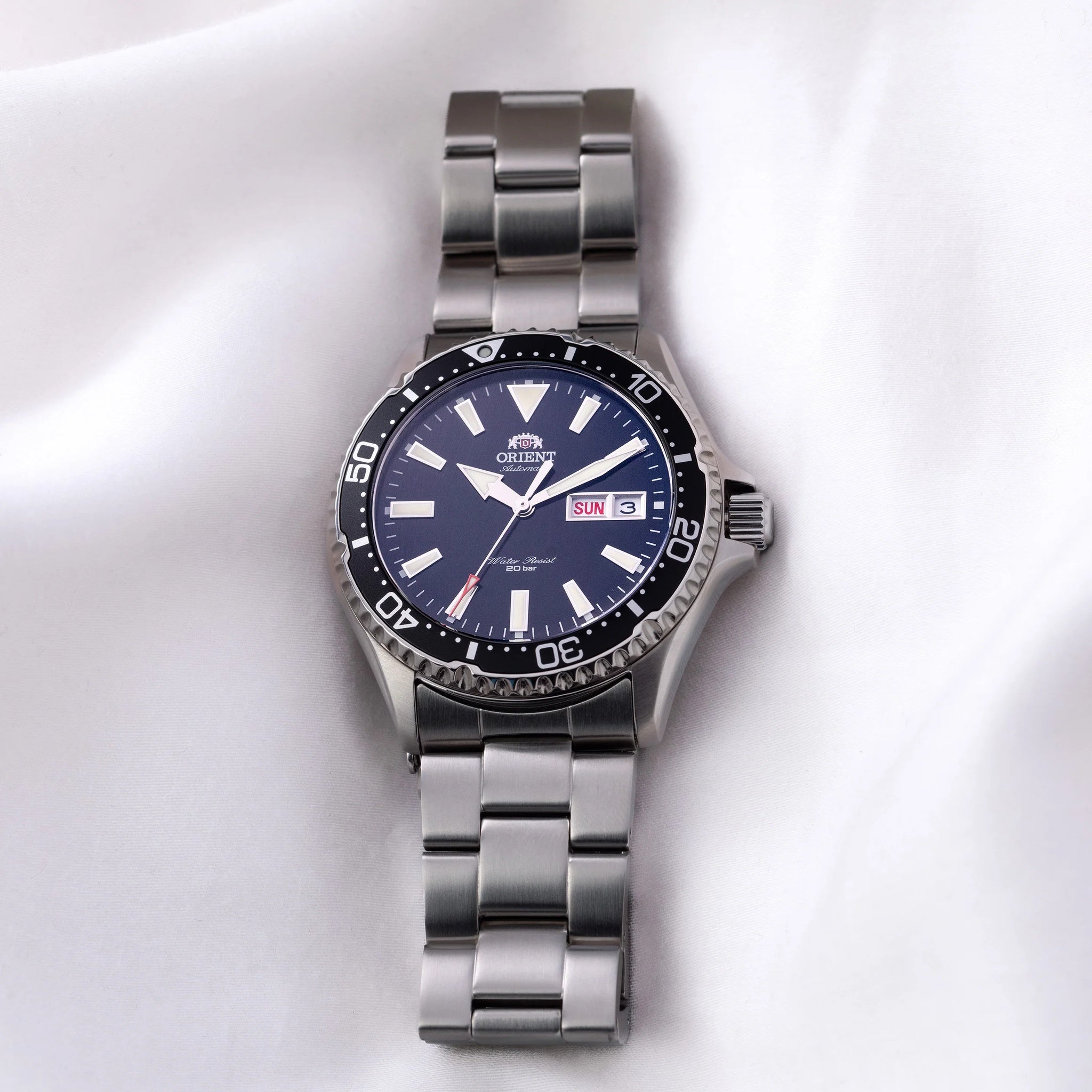 Montre Orient Mako III RA-AA0004E39B Kamasu Vert Automatique