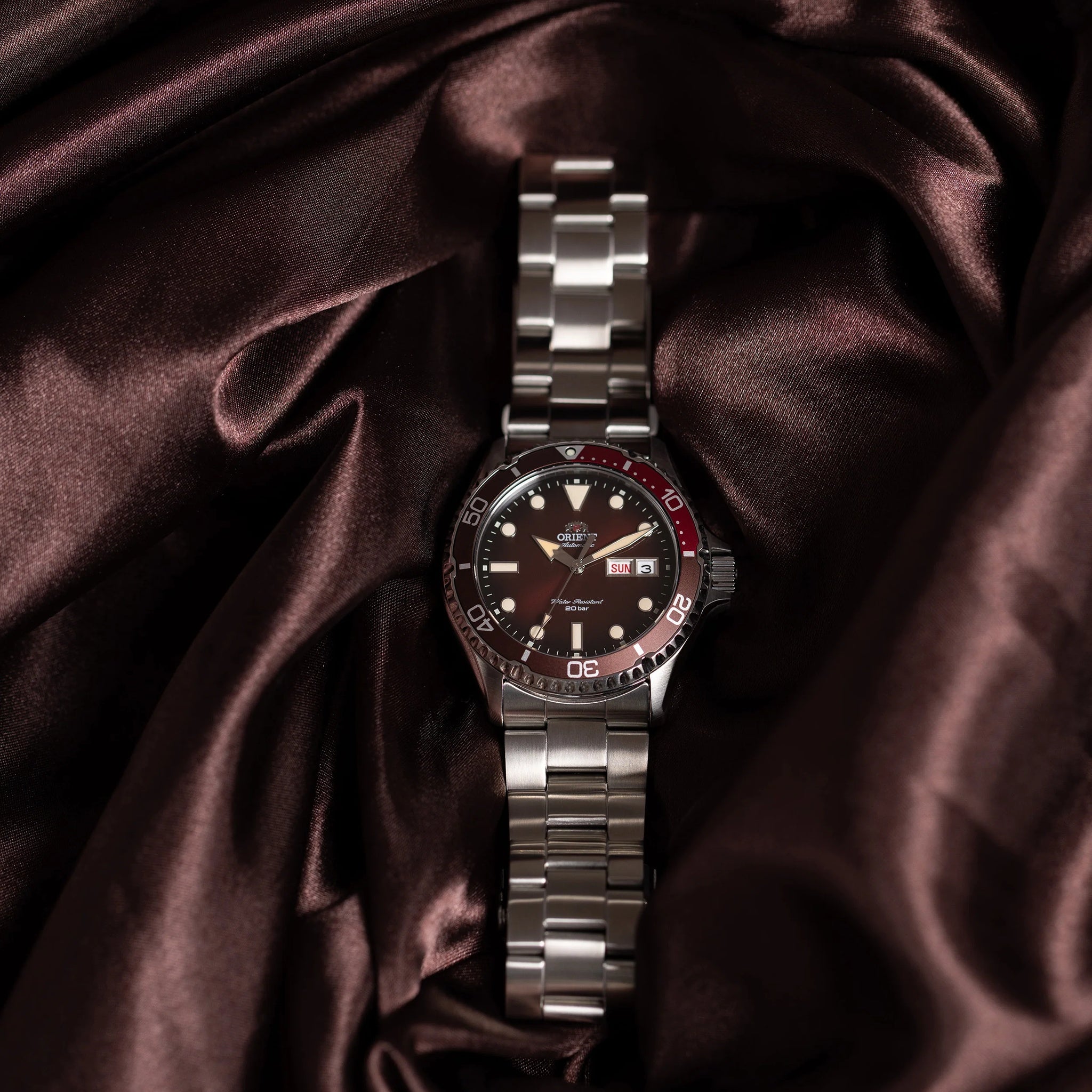 Montre Orient Mako RA-AA0814R39B Kamasu II Rouge Automatique