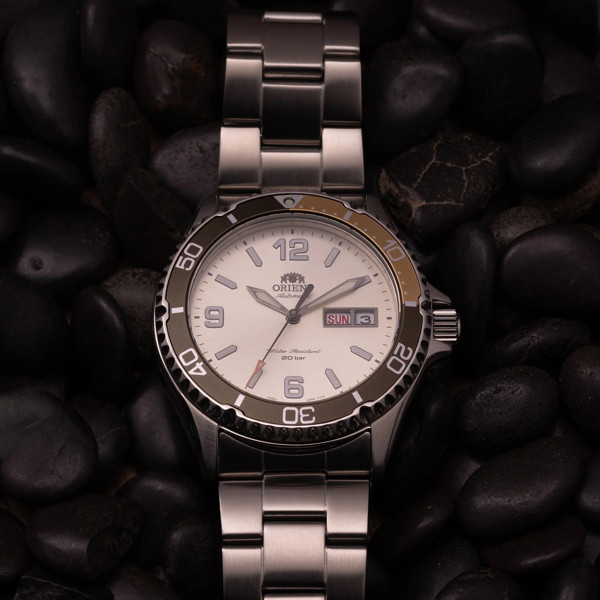 Montre Orient Mako III RA-AA0821S39B Kamasu Argenté Automatique