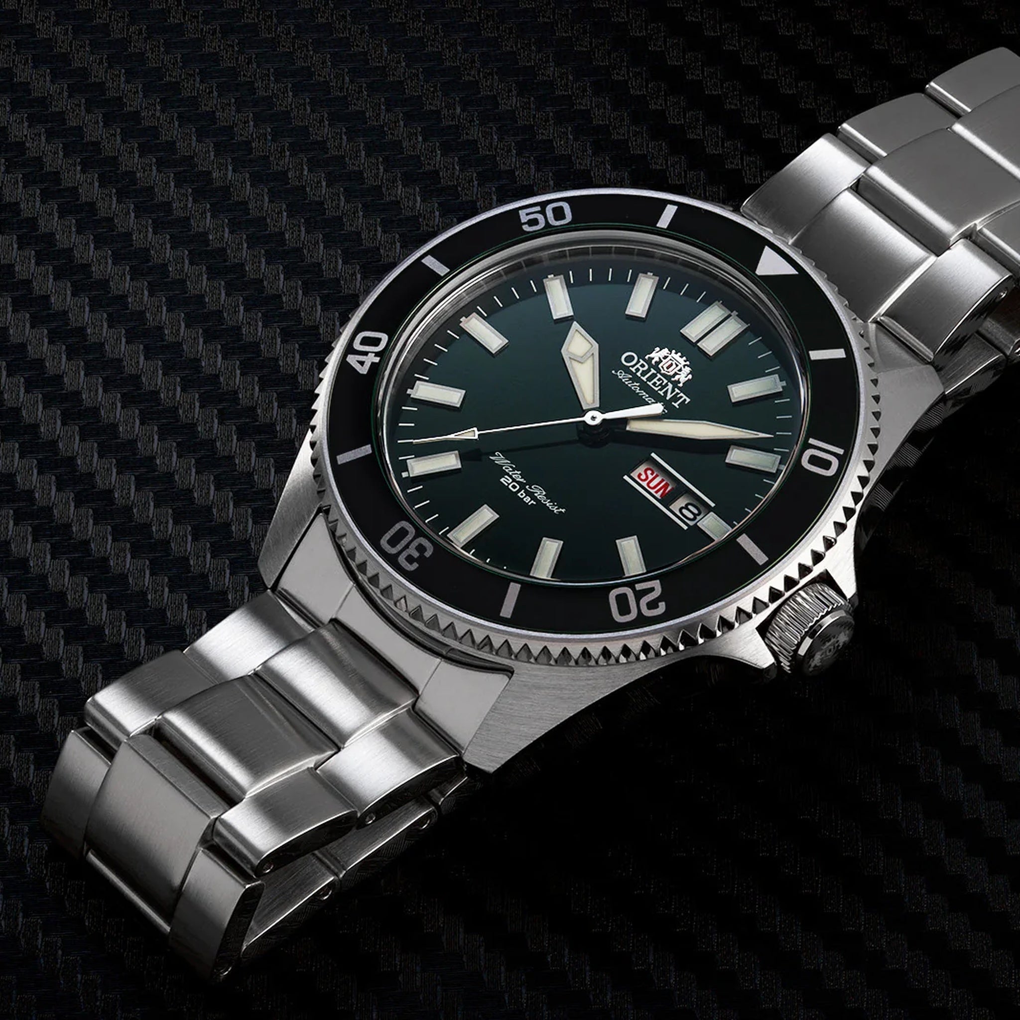 Montre Orient Kanno RA-AA0914E39B Vert Automatique