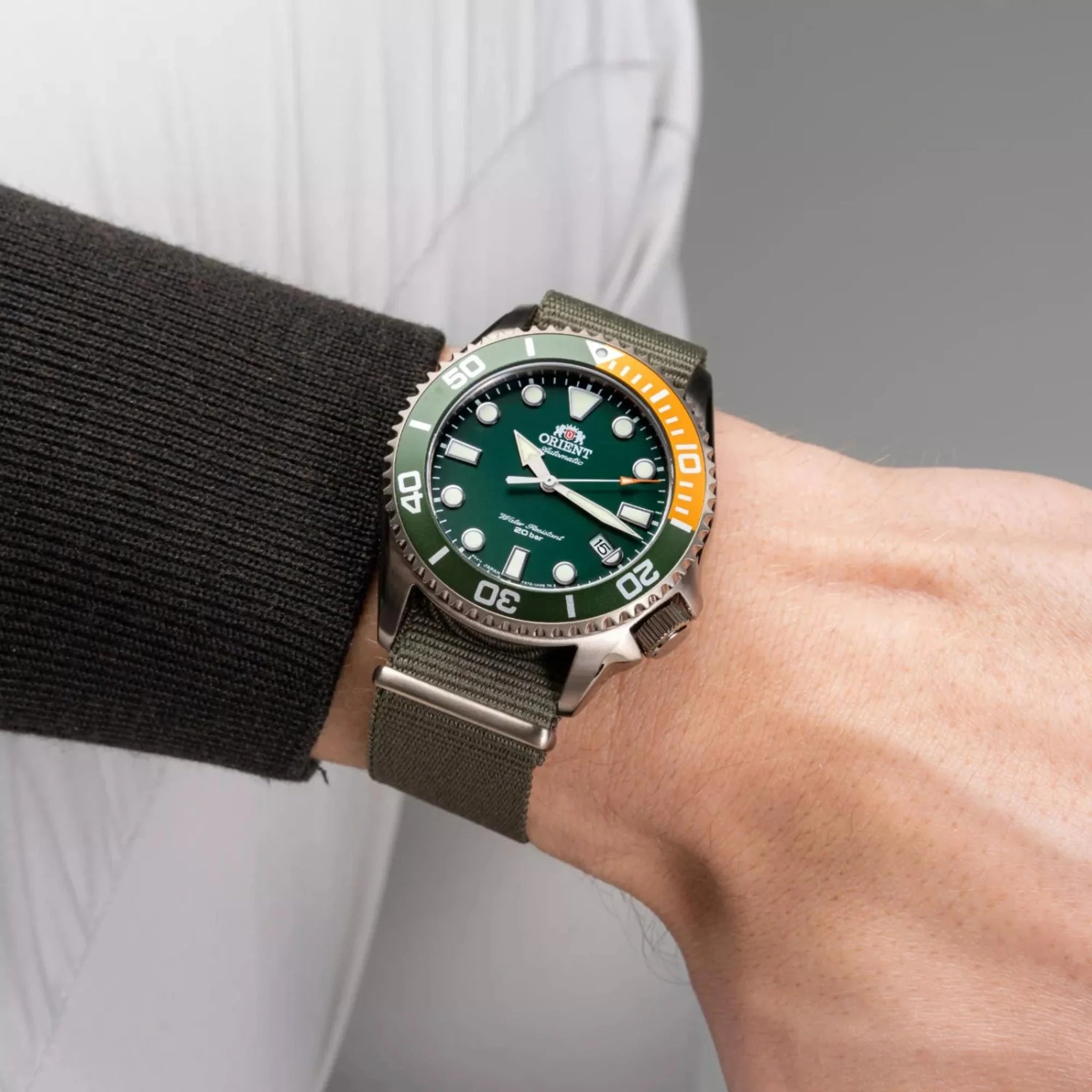 Montre Orient Triton RA-AC0K04E30B Vert Automatique
