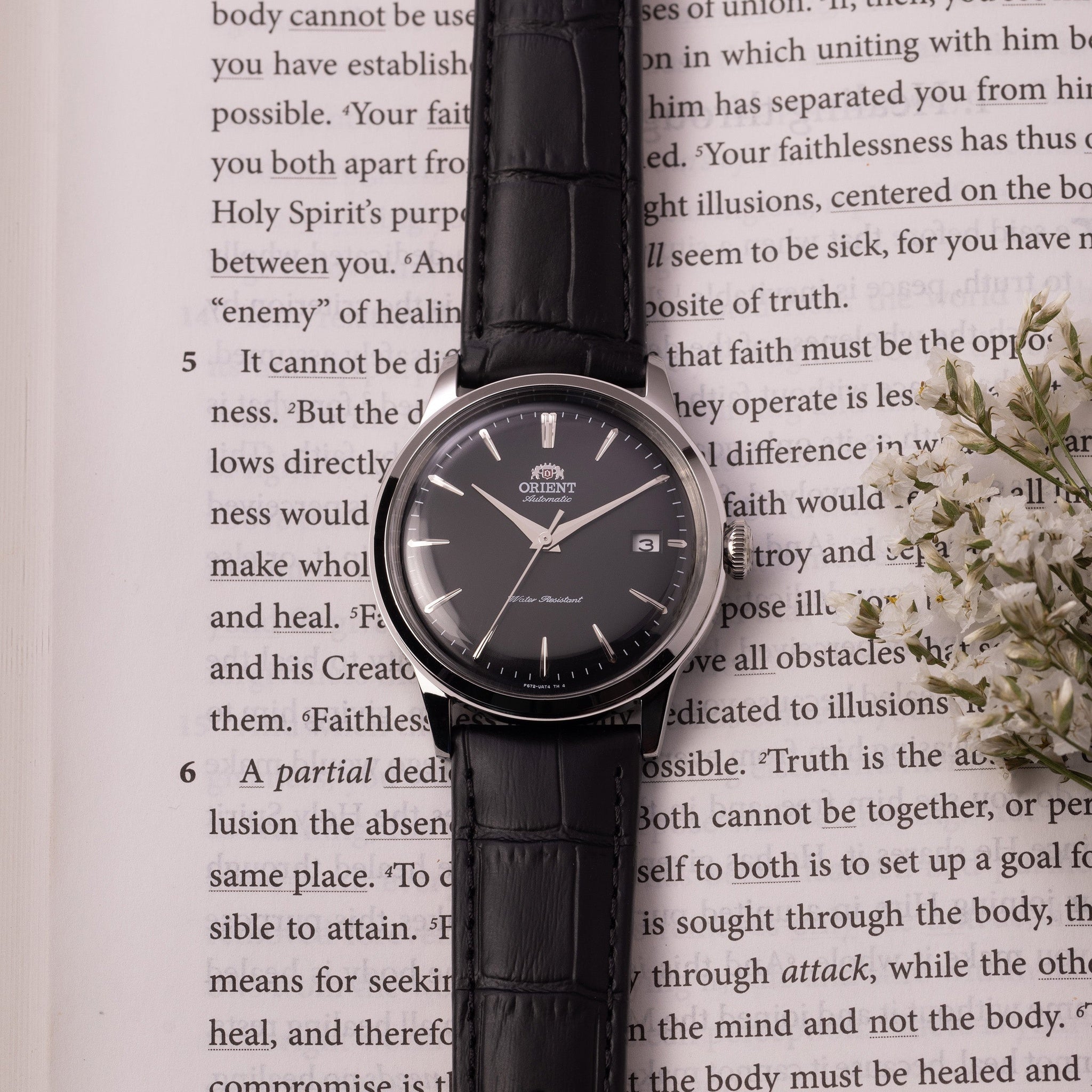Montre Orient Bambino RA-AC0M02B30B Noir Automatique