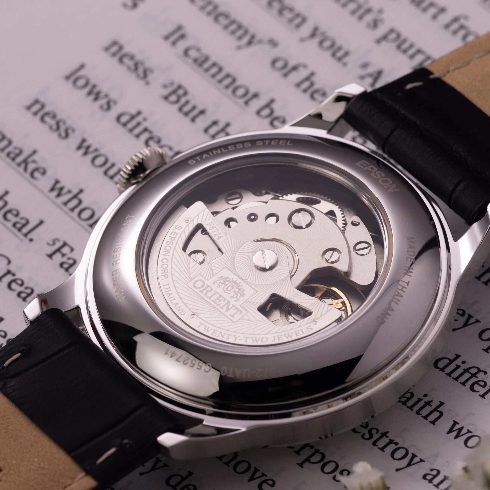 Montre Orient Bambino RA-AC0M02B30B Noir Automatique