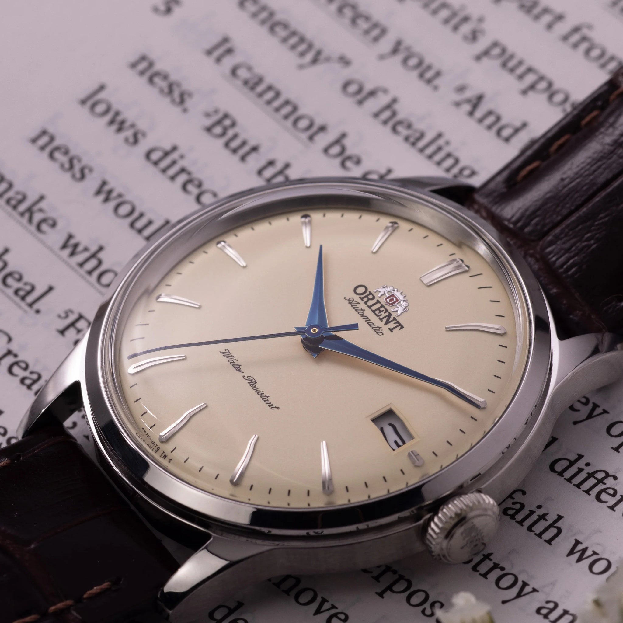 Montre Orient Bambino RA-AC0M04Y30B Ivoire Automatique