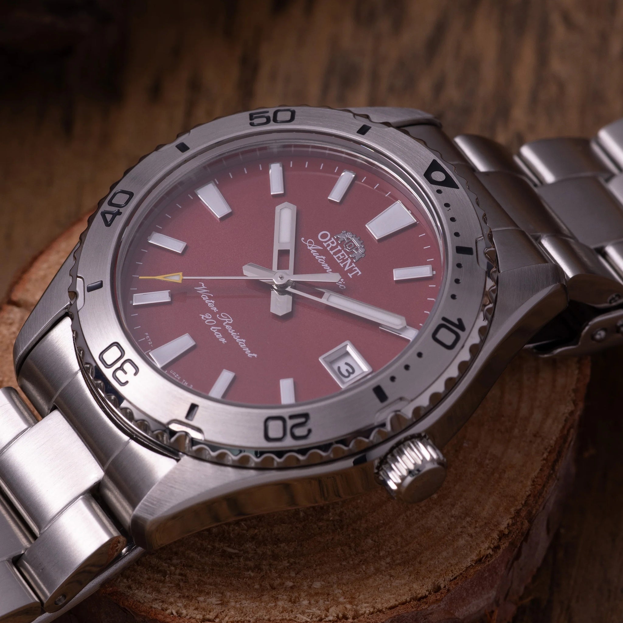 Montre Orient Mako 40 RA-AC0Q09R30B Rouge Automatique