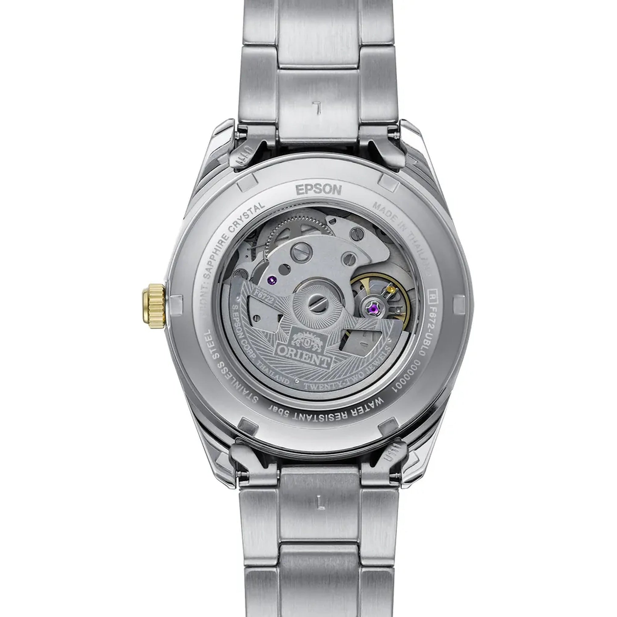 Montre Orient Stretto Date RA-AC0R01S30B Argenté Automatique