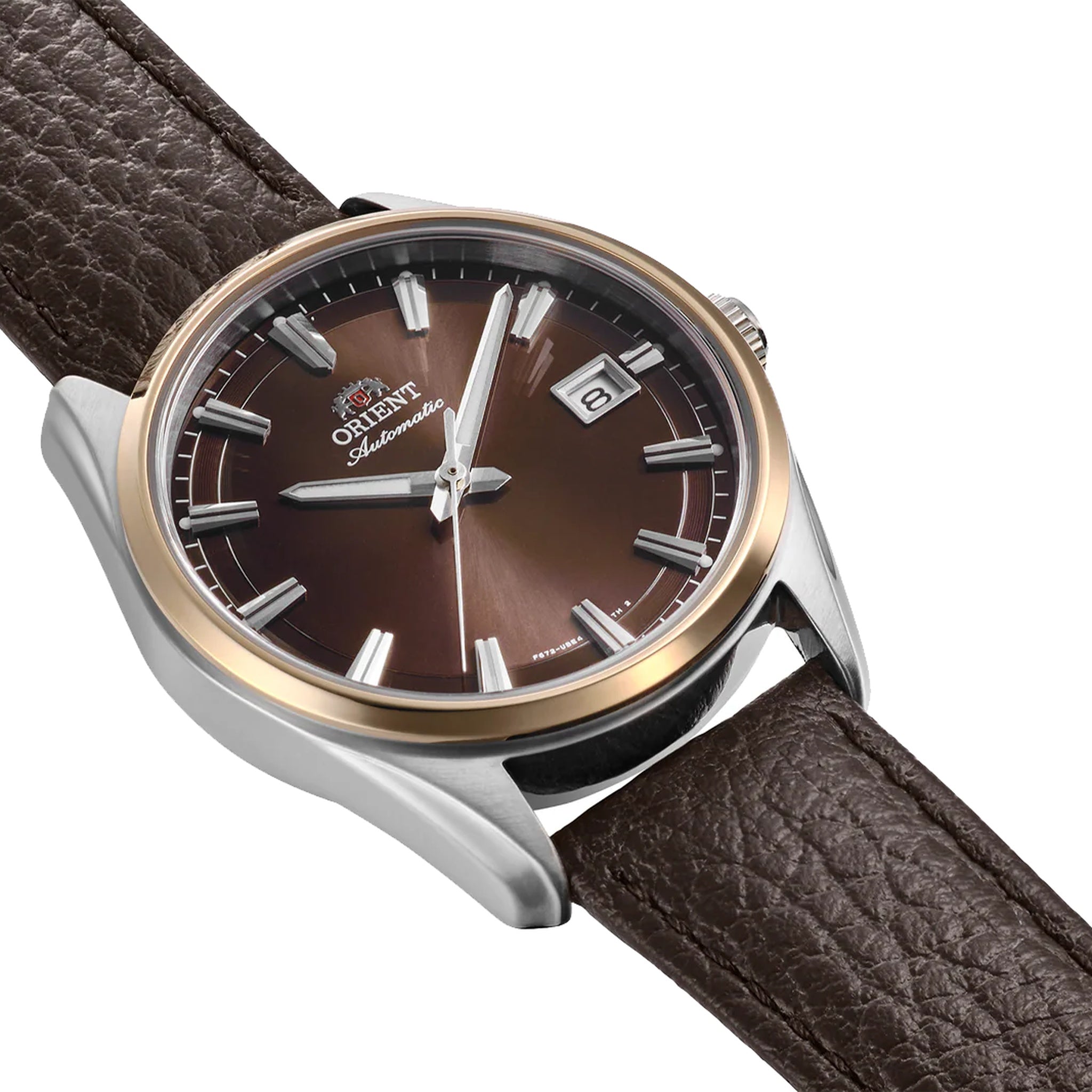 Montre Orient Stretto Date RA-AC0R03Y30B Marron Automatique
