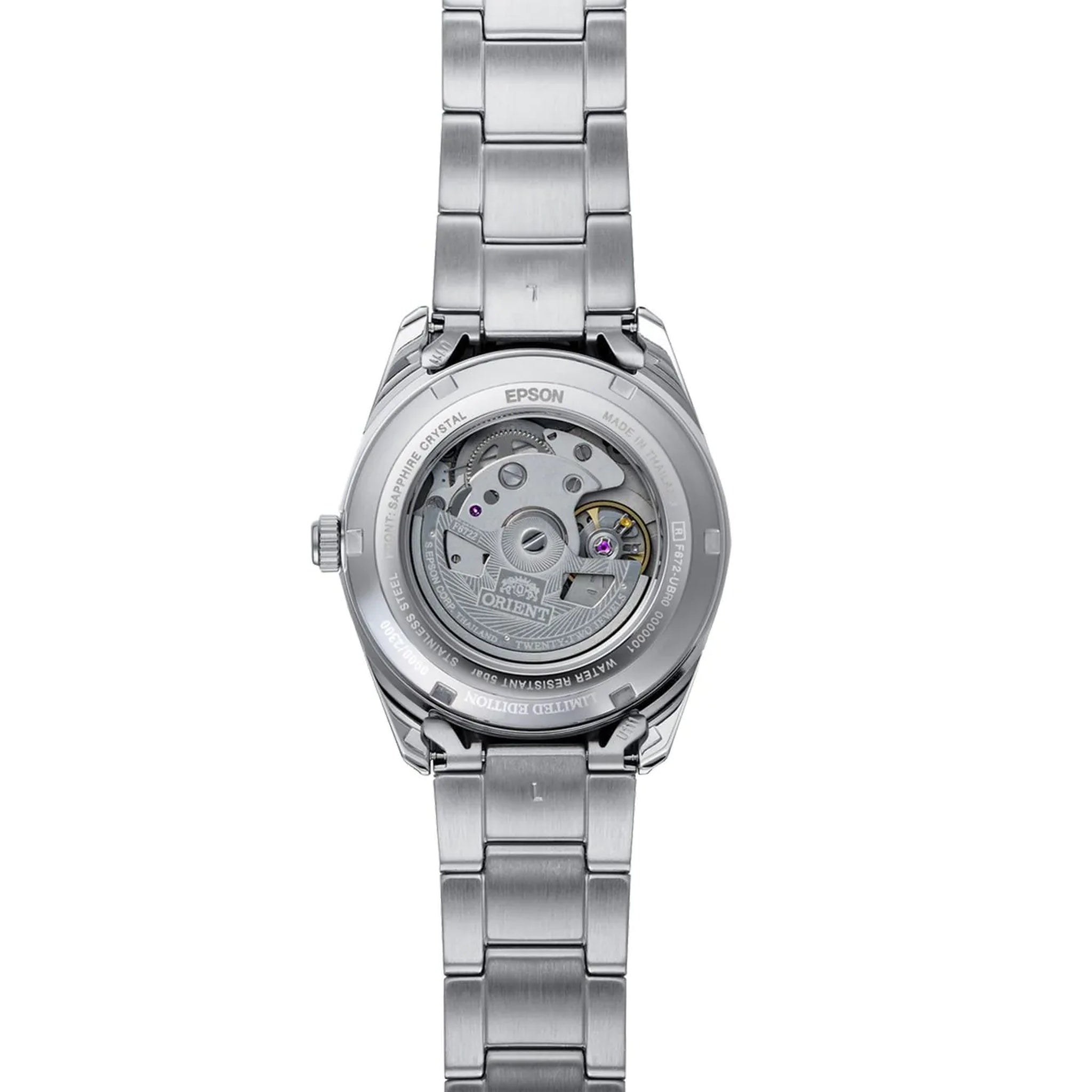 Montre Orient Stretto Date RA-AC0R09L30B Limited Edition Bleu Automatique