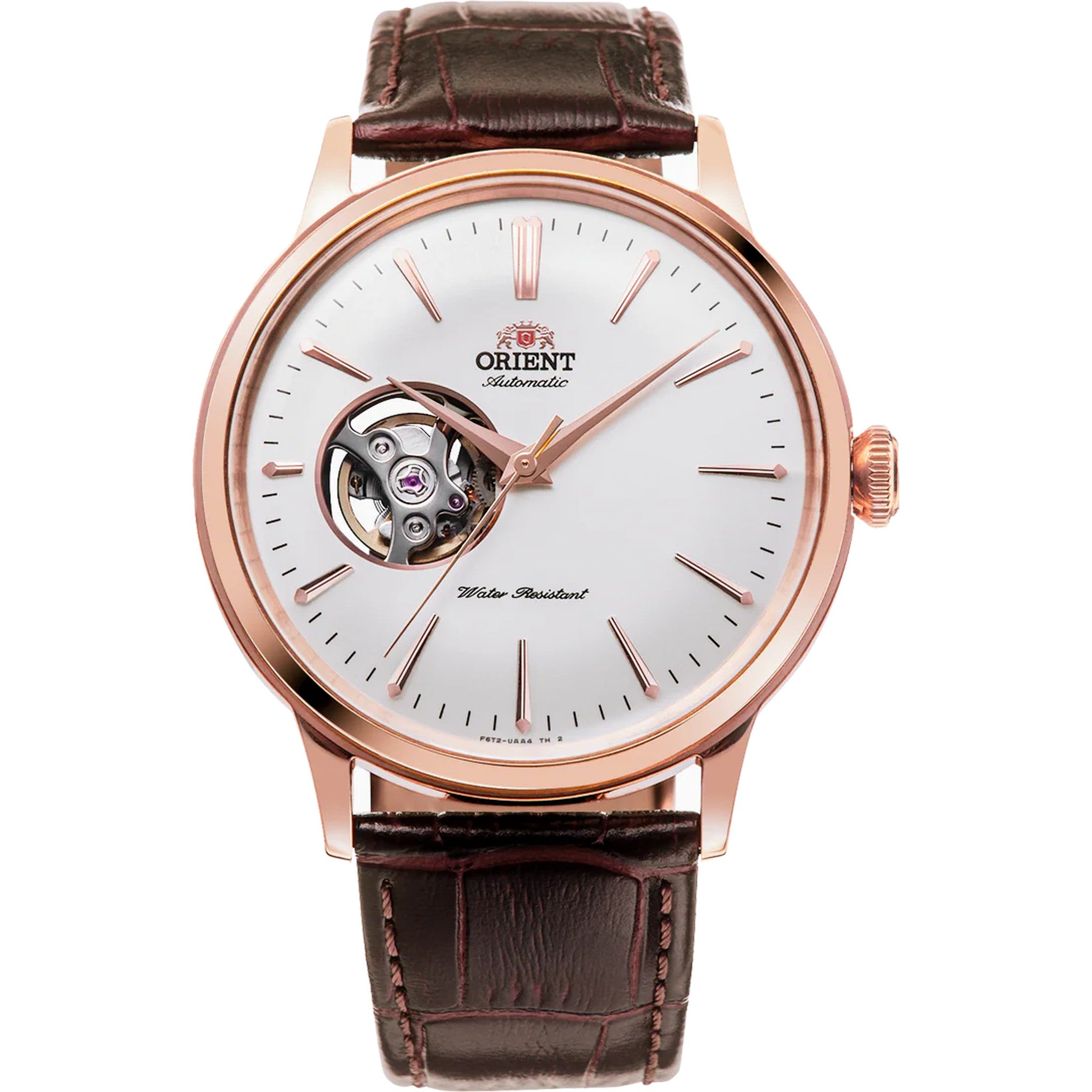Montre Orient Bambino 2ème Génération RA-AG0001S30B Cœur ouvert Blanc Automatique