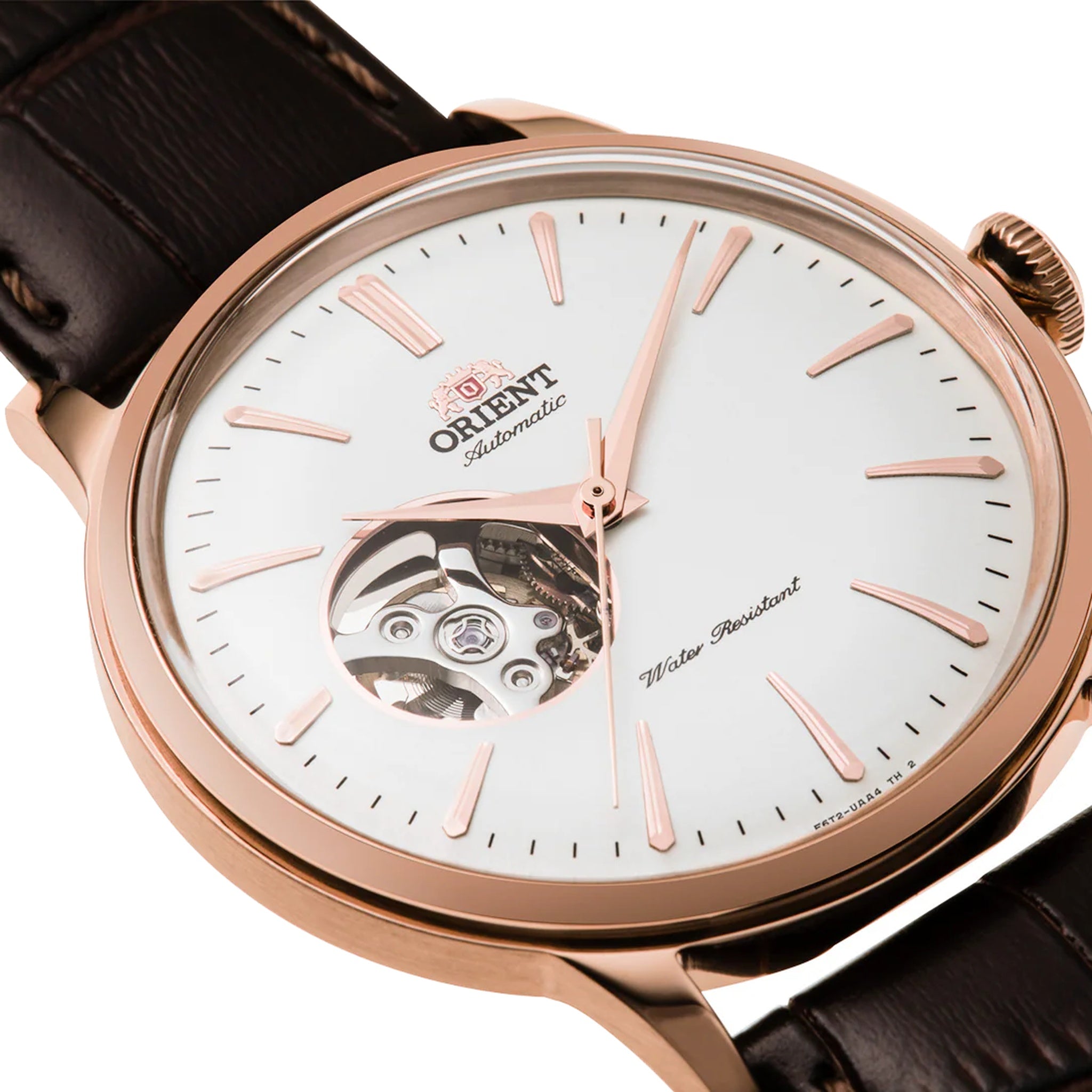 Montre Orient Bambino 2ème Génération RA-AG0001S30B Cœur ouvert Blanc Automatique