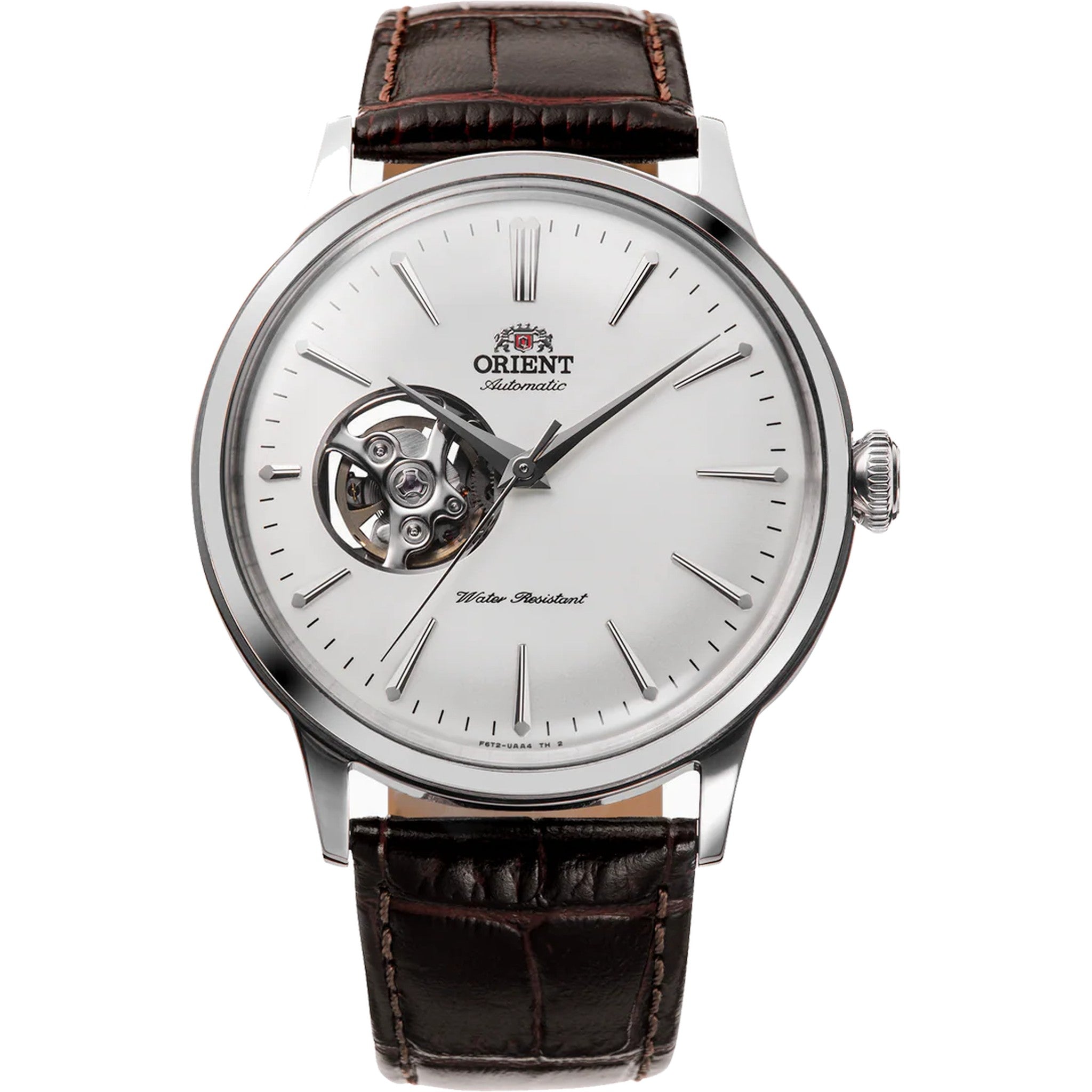 Montre Orient Bambino RA-AG0002S30B Cœur ouvert Blanc Automatique
