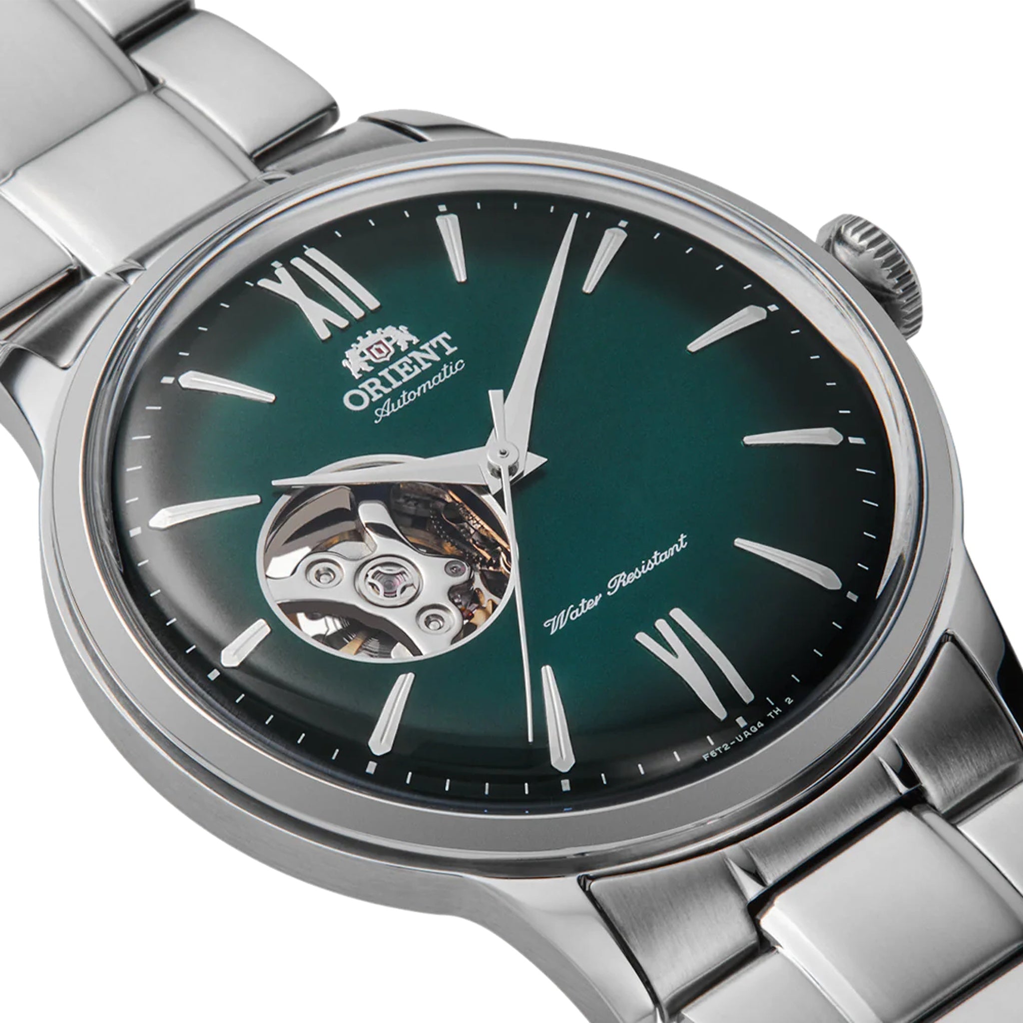 Montre Orient Bambino RA-AG0026E30B Cœur ouvert Vert Automatique