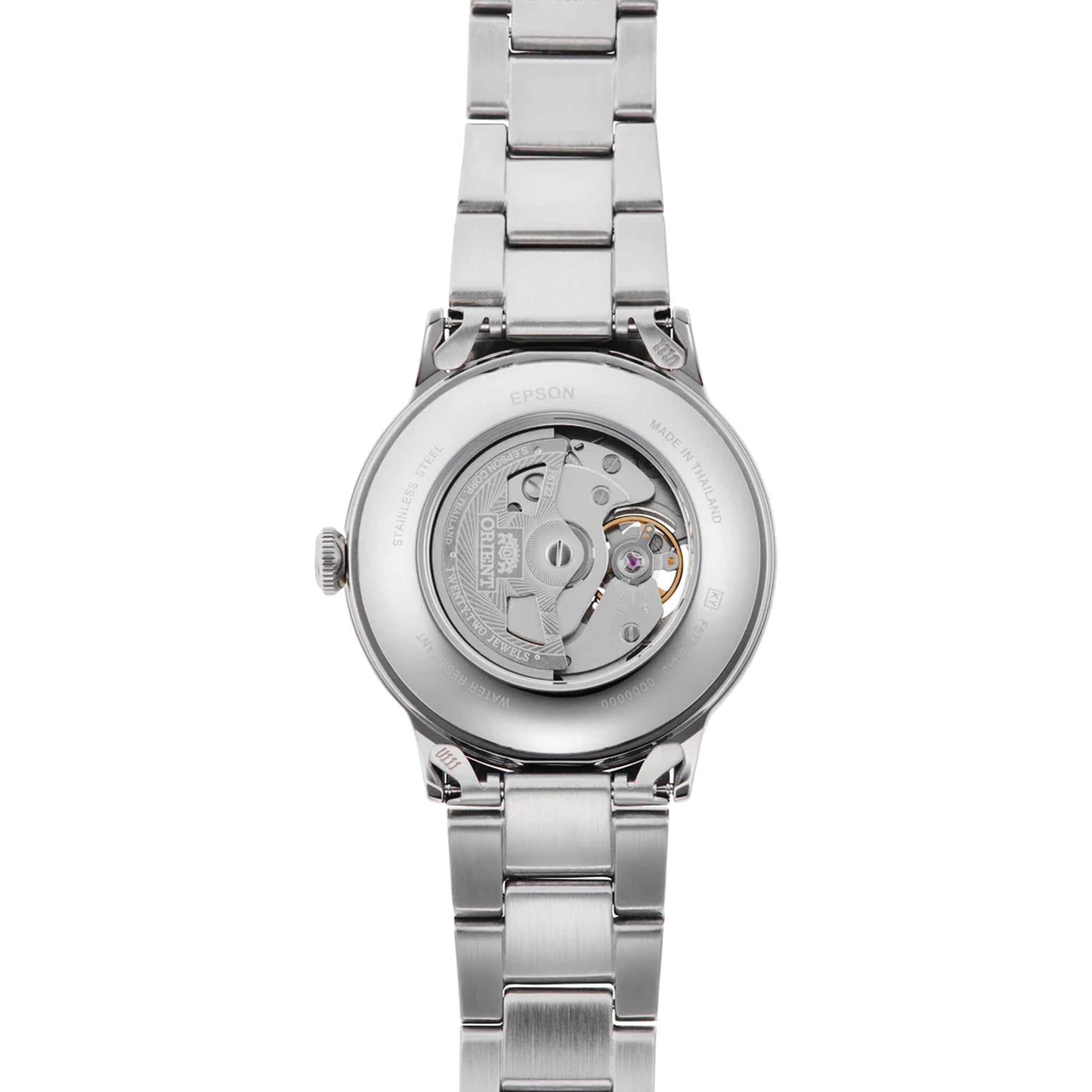 Montre Orient Bambino RA-AG0029N30B Cœur ouvert Gris Automatique