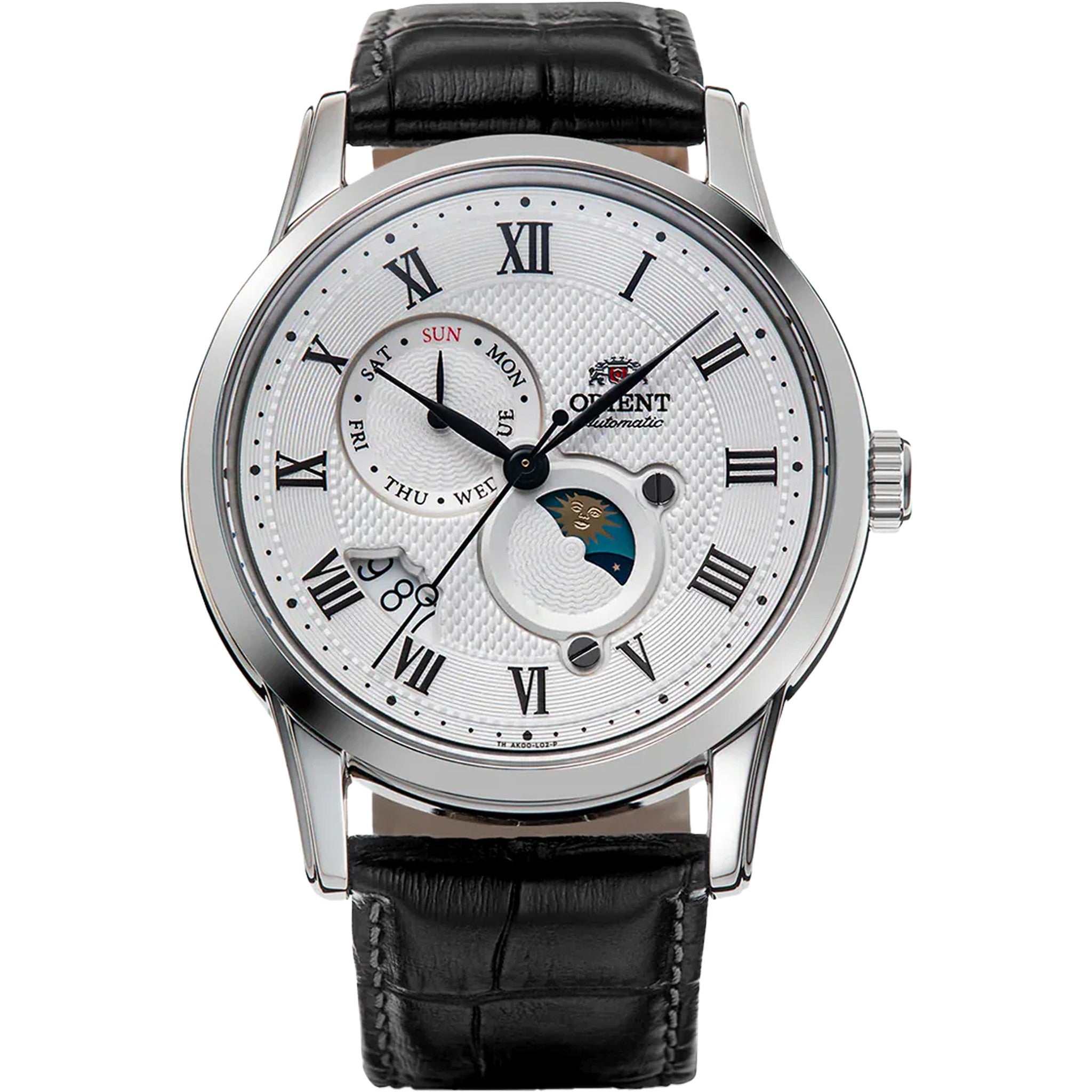Montre Orient Classic RA-AK0008S30B Sun & Moon Blanc Solaire