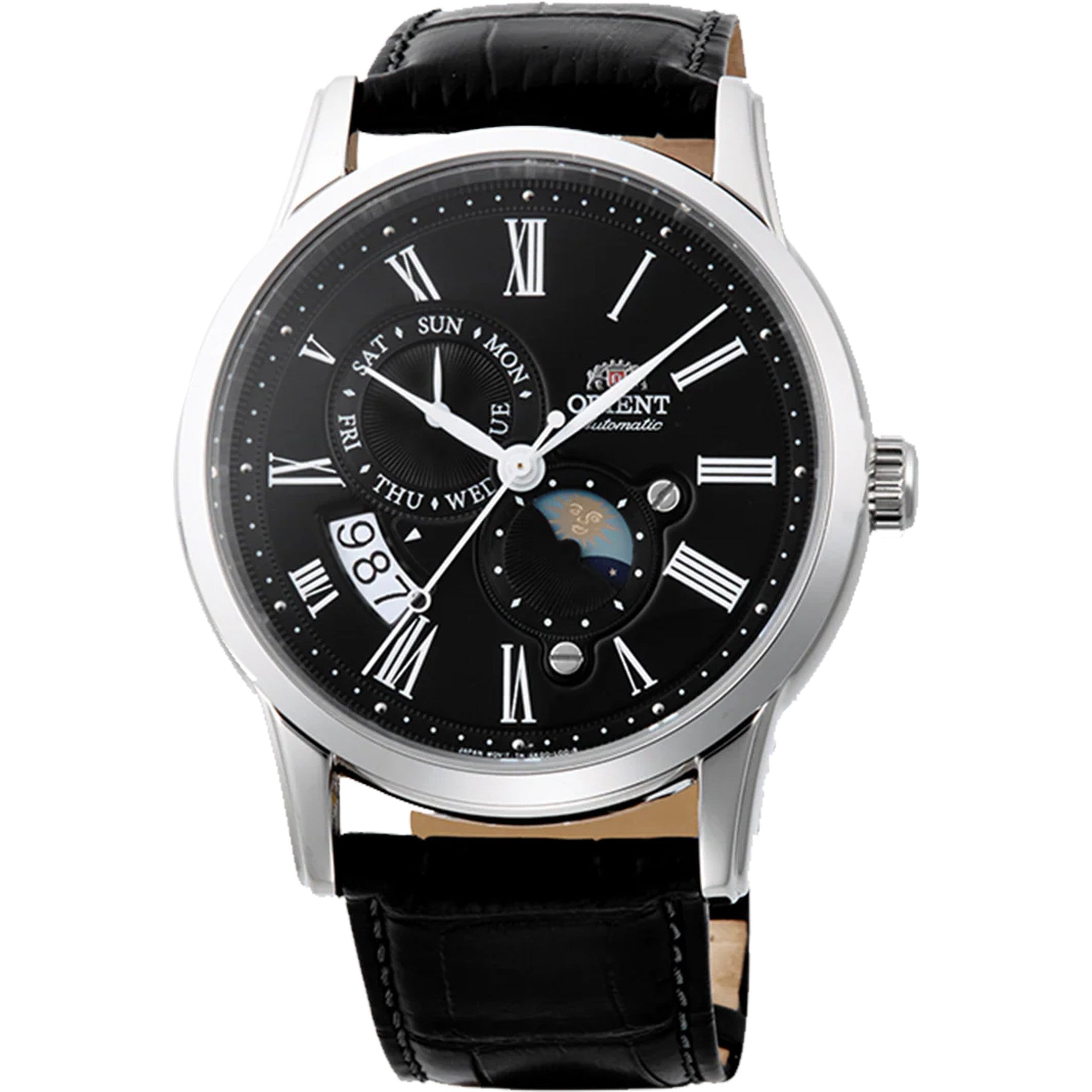 Montre Orient Classic RA-AK0010B30B Sun & Moon Noir Solaire