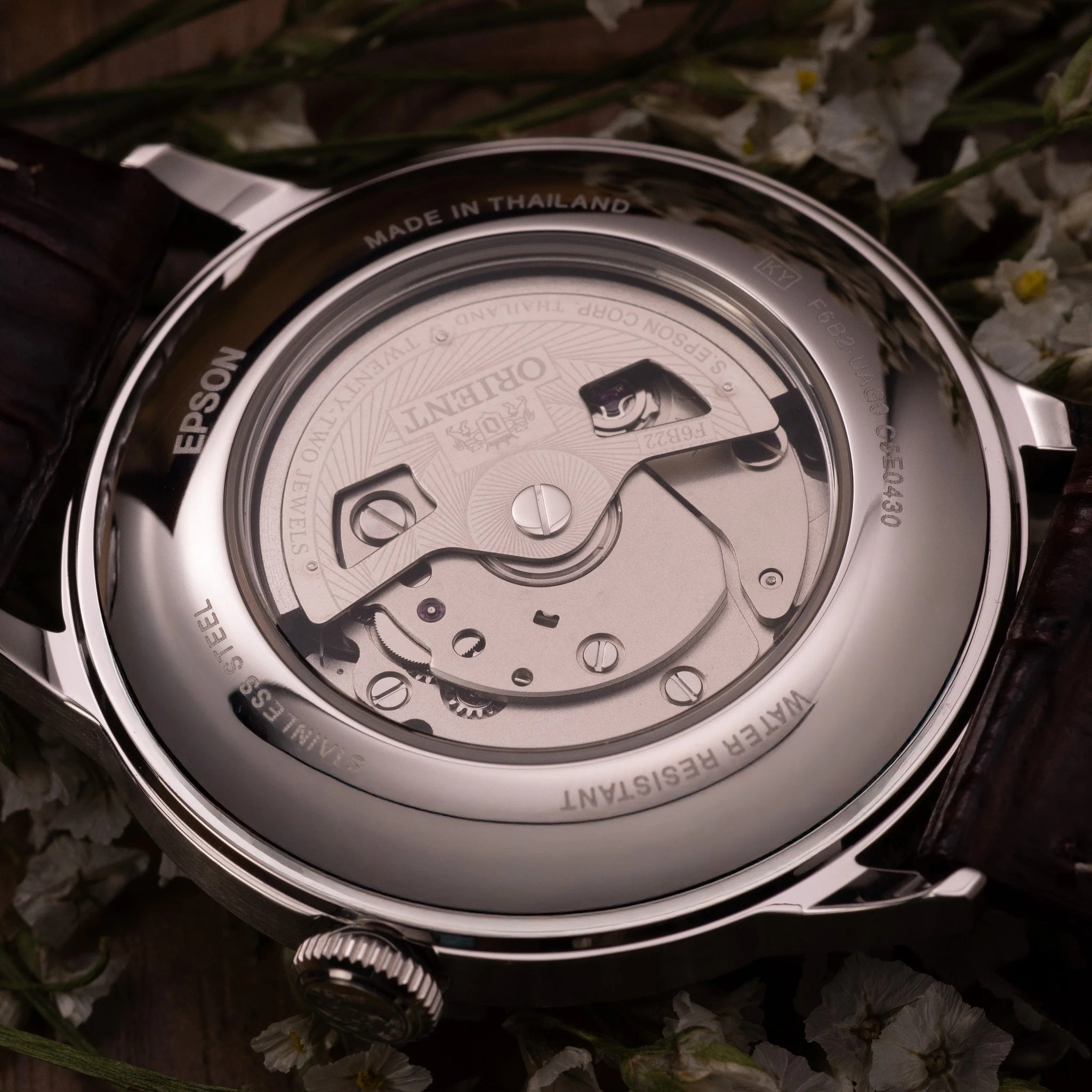 Montre Orient Bambino RA-AK0701S30B Blanc Automatique