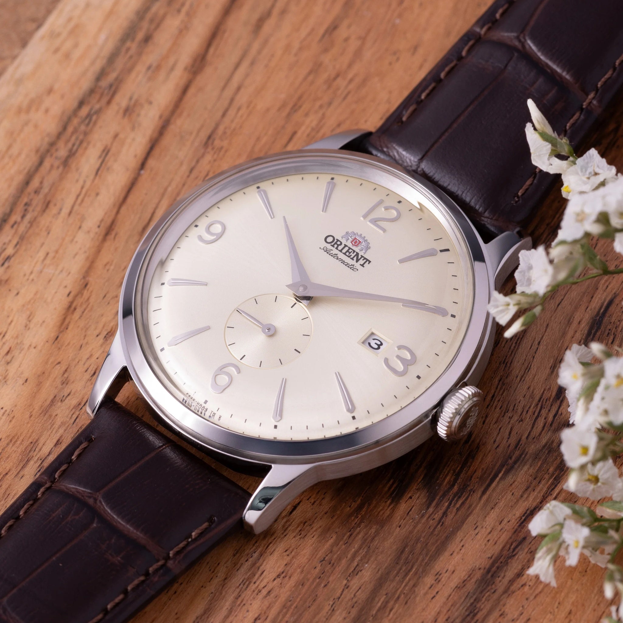 Montre Orient Bambino RA-AP0003S30B Petite seconde Doré Automatique
