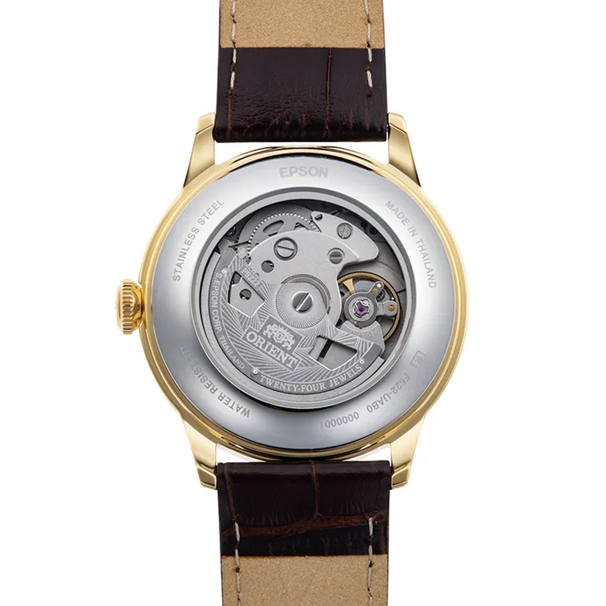 Montre Orient Bambino RA-AP0106S30B Petite seconde Blanc Automatique