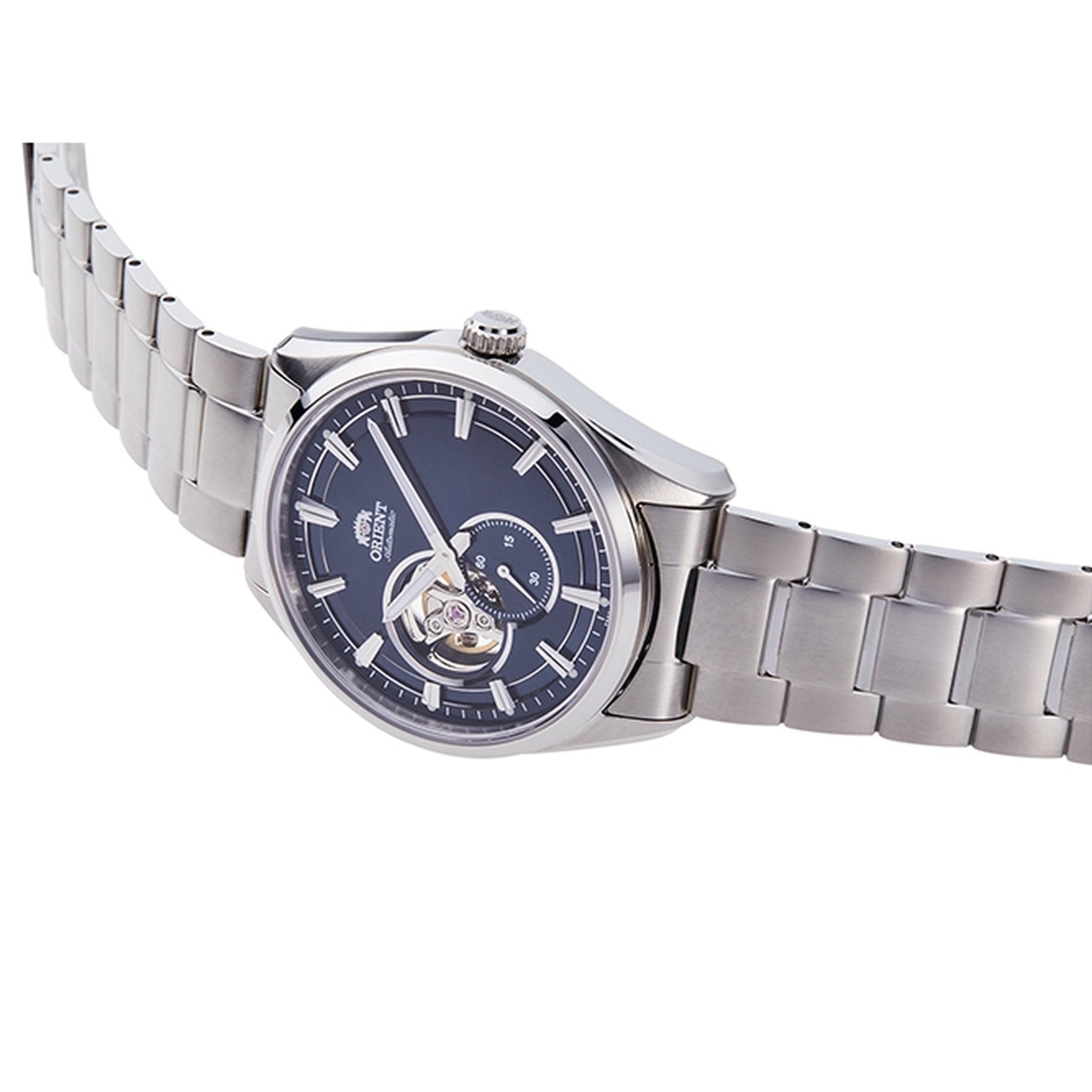 Montre Orient Contemporary RA-AR0003L30B Cœur ouvert Bleu Automatique