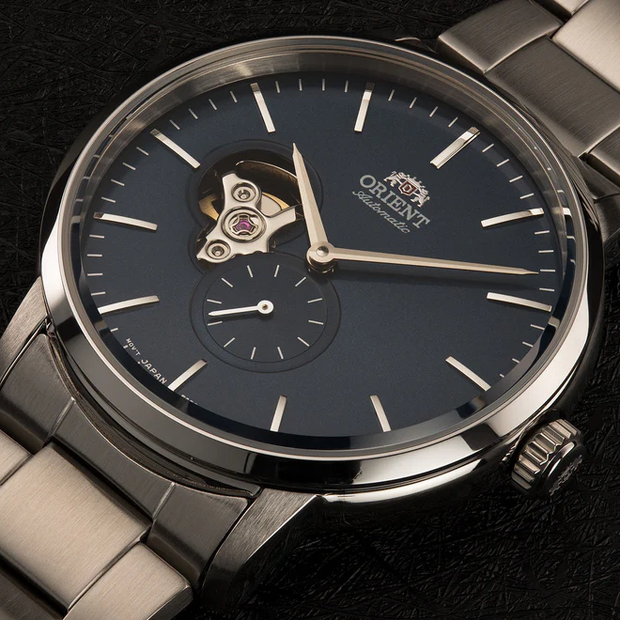 Montre Orient Contemporary RA-AR0101L30B Cœur ouvert Bleu Automatique