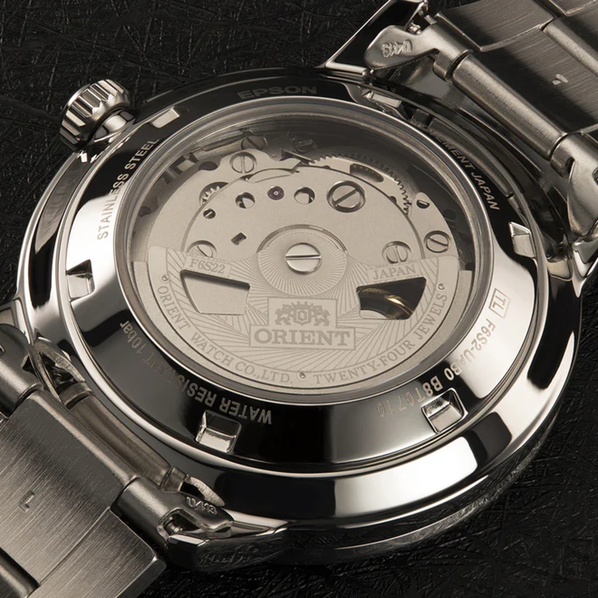 Montre Orient Contemporary RA-AR0101L30B Cœur ouvert Bleu Automatique