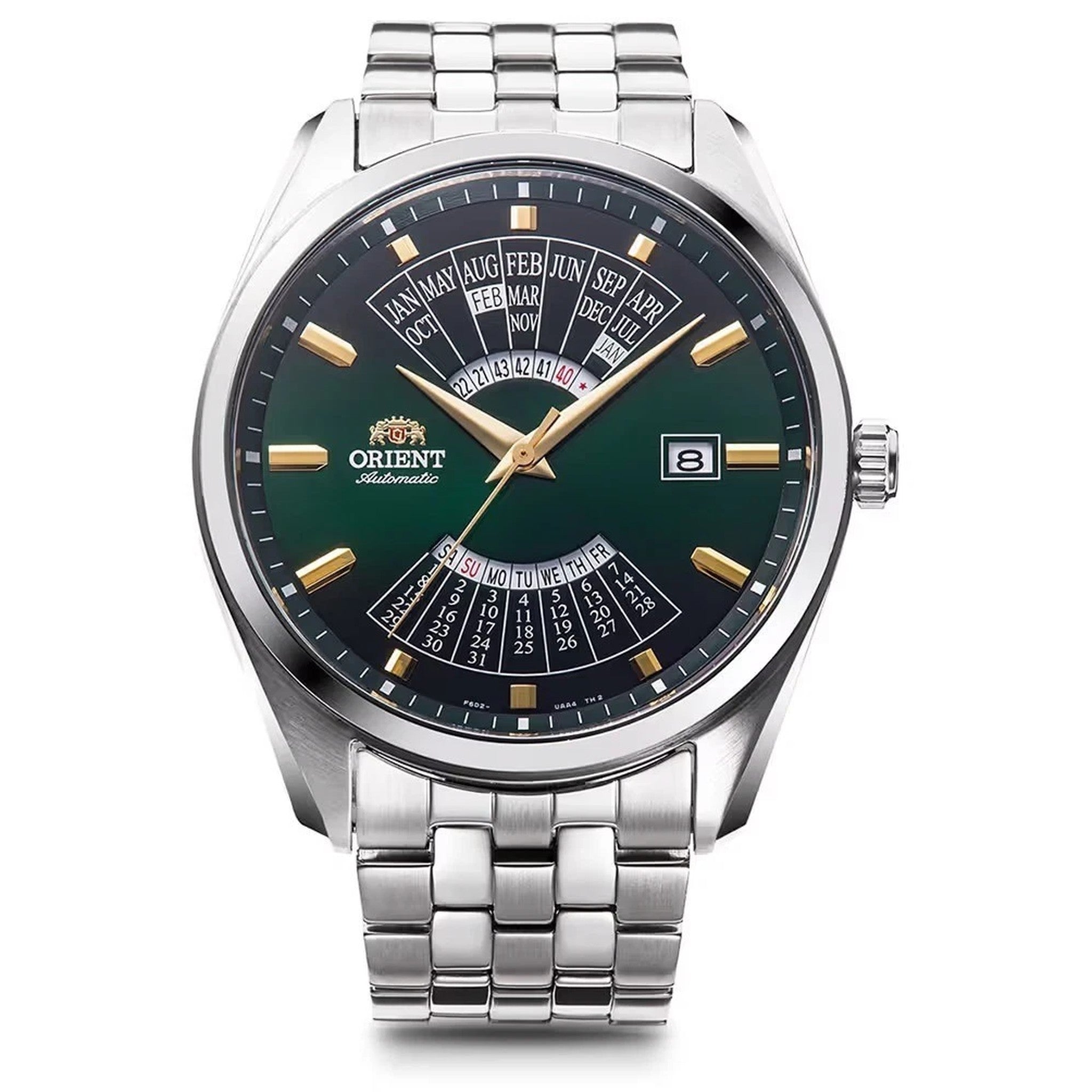 Montre Orient Contemporary RA-BA0002E30B Multiyear Calendar Vert Automatique