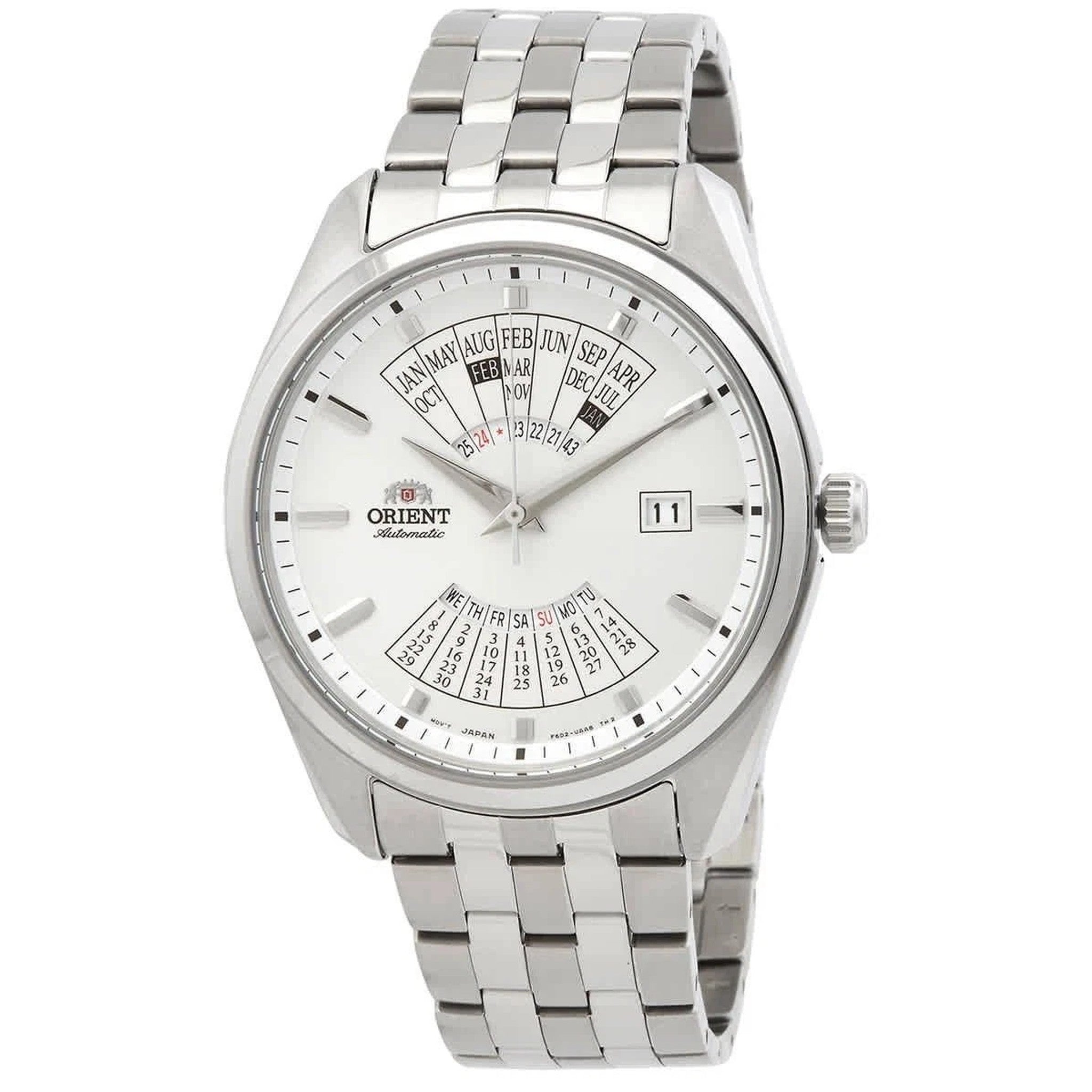 Montre Orient Contemporary RA-BA0004S30B Multiyear Calendar Blanc Automatique