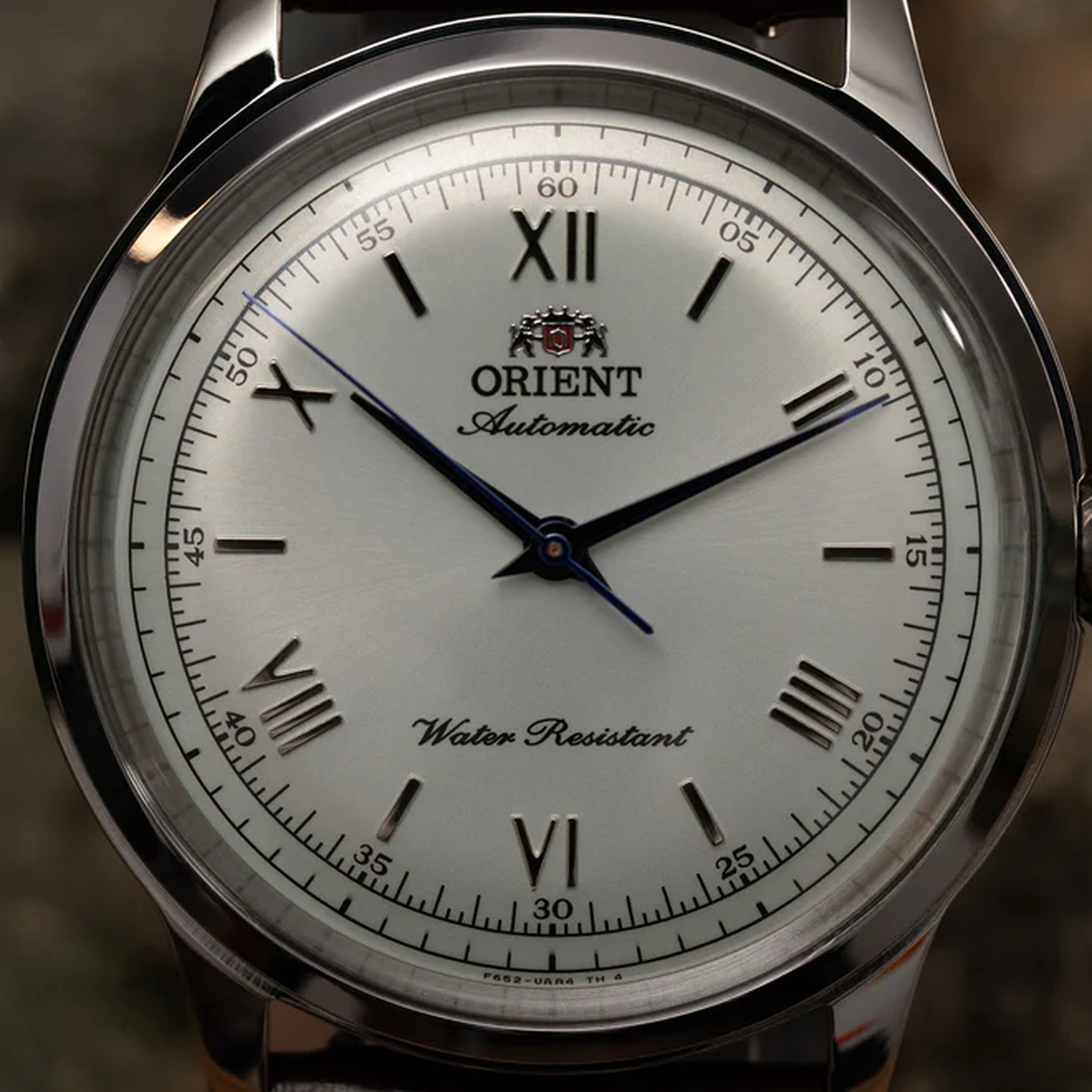 Montre Orient Bambino RA-BB0002S30B 38mm Chiffres Romains Blanc Automatique