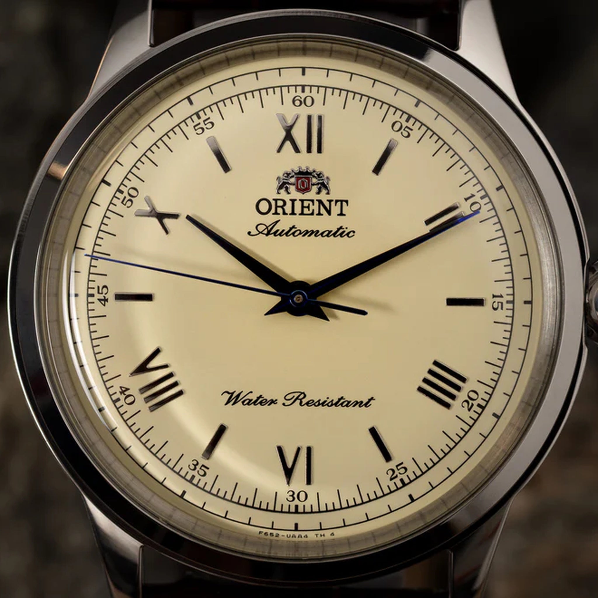 Montre Orient Bambino RA-BB0003Y30B 38mm Chiffres Romains Ivoire Automatique
