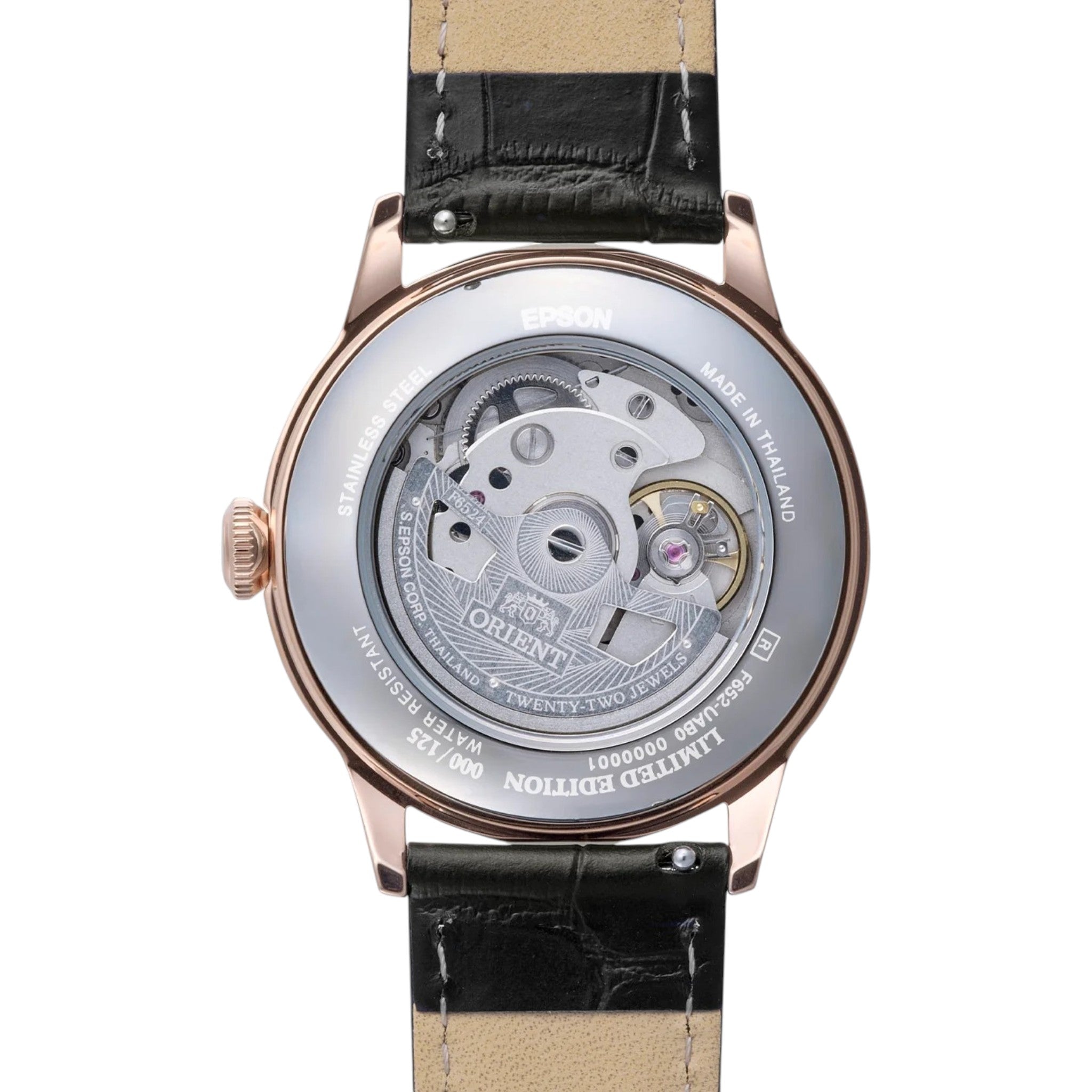 Montre Orient Bambino RA-BB0005V30B 38mm Chiffres Romains Édition Limitée Violet Automatique