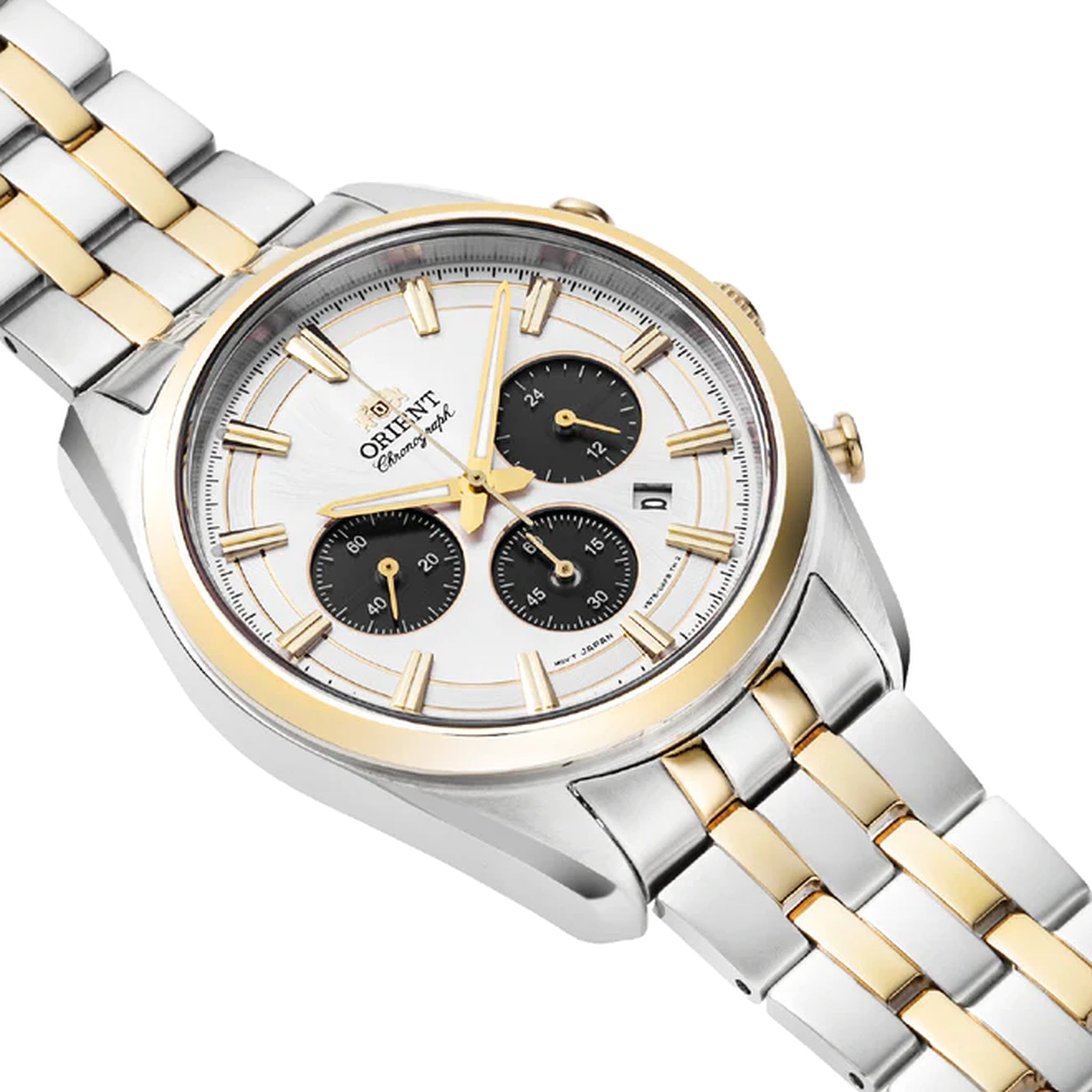 Montre Orient Stretto RA-TX0302S10B Solar Chronograph Blanc Solaire