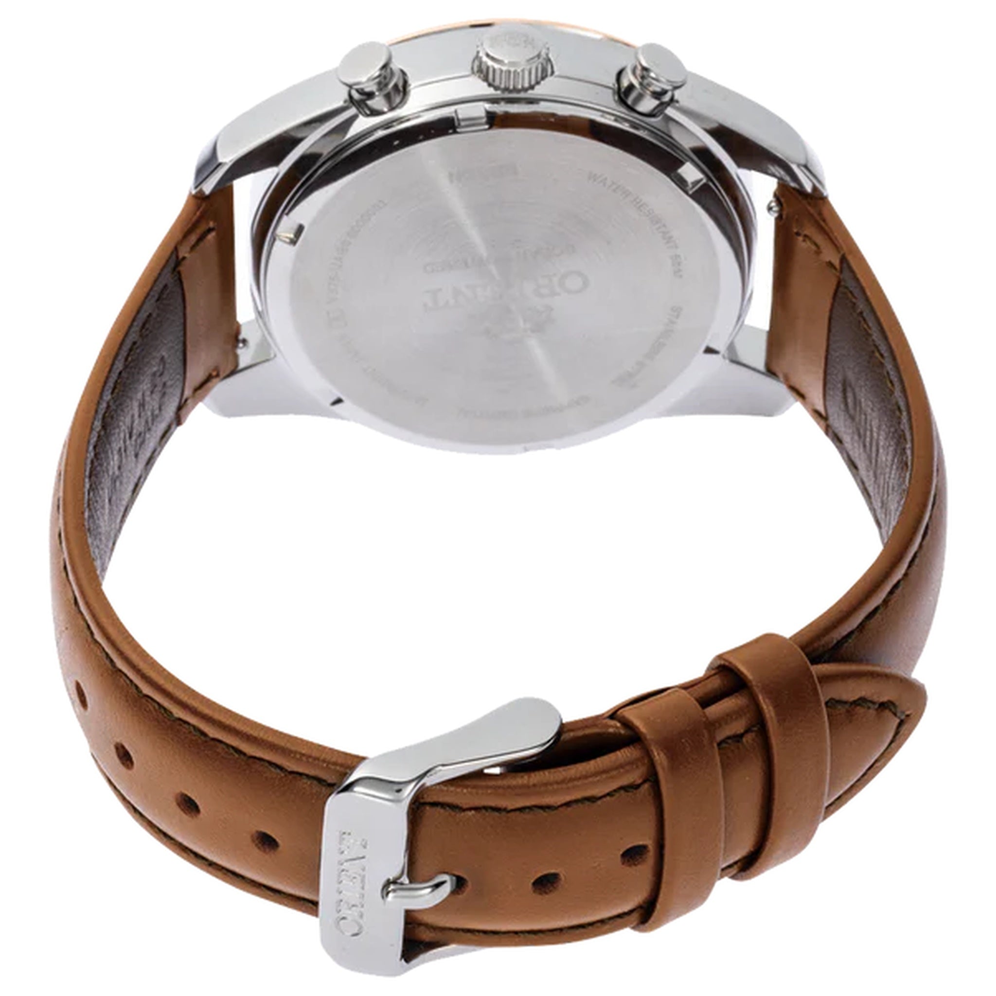 Montre Orient Stretto RA-TX0306S10B Solar Chronograph Blanc Solaire