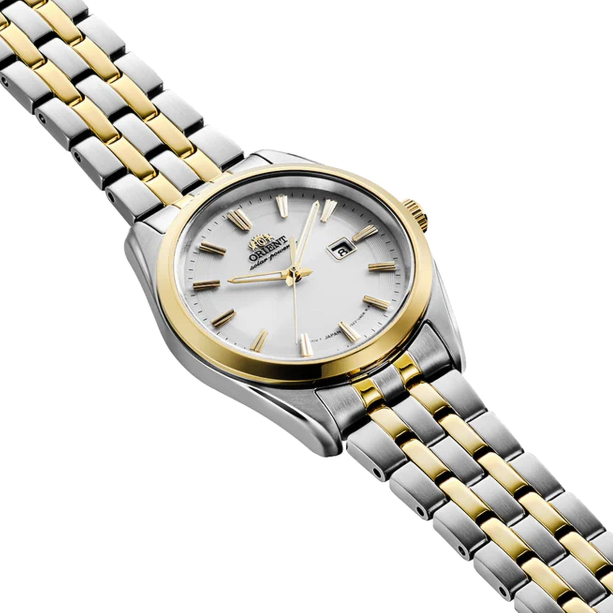 Montre Orient Stretto RA-WG0601S10B Blanc Solaire