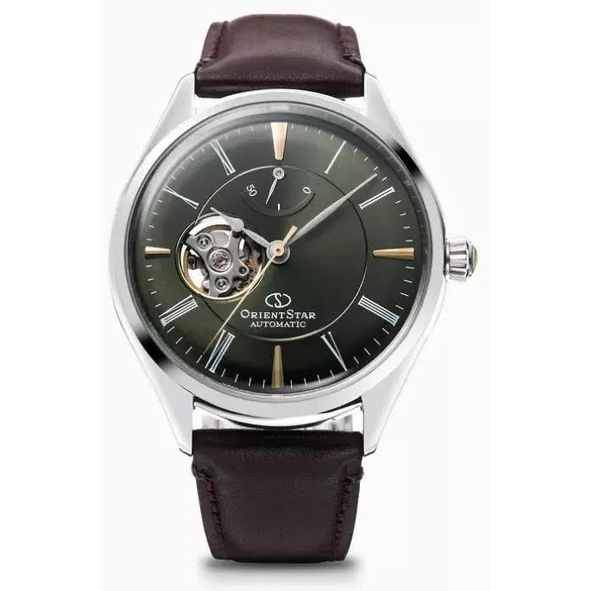 Montre Orient Star Contemporary RE-AT0202E00B Cœur ouvert Vert Automatique